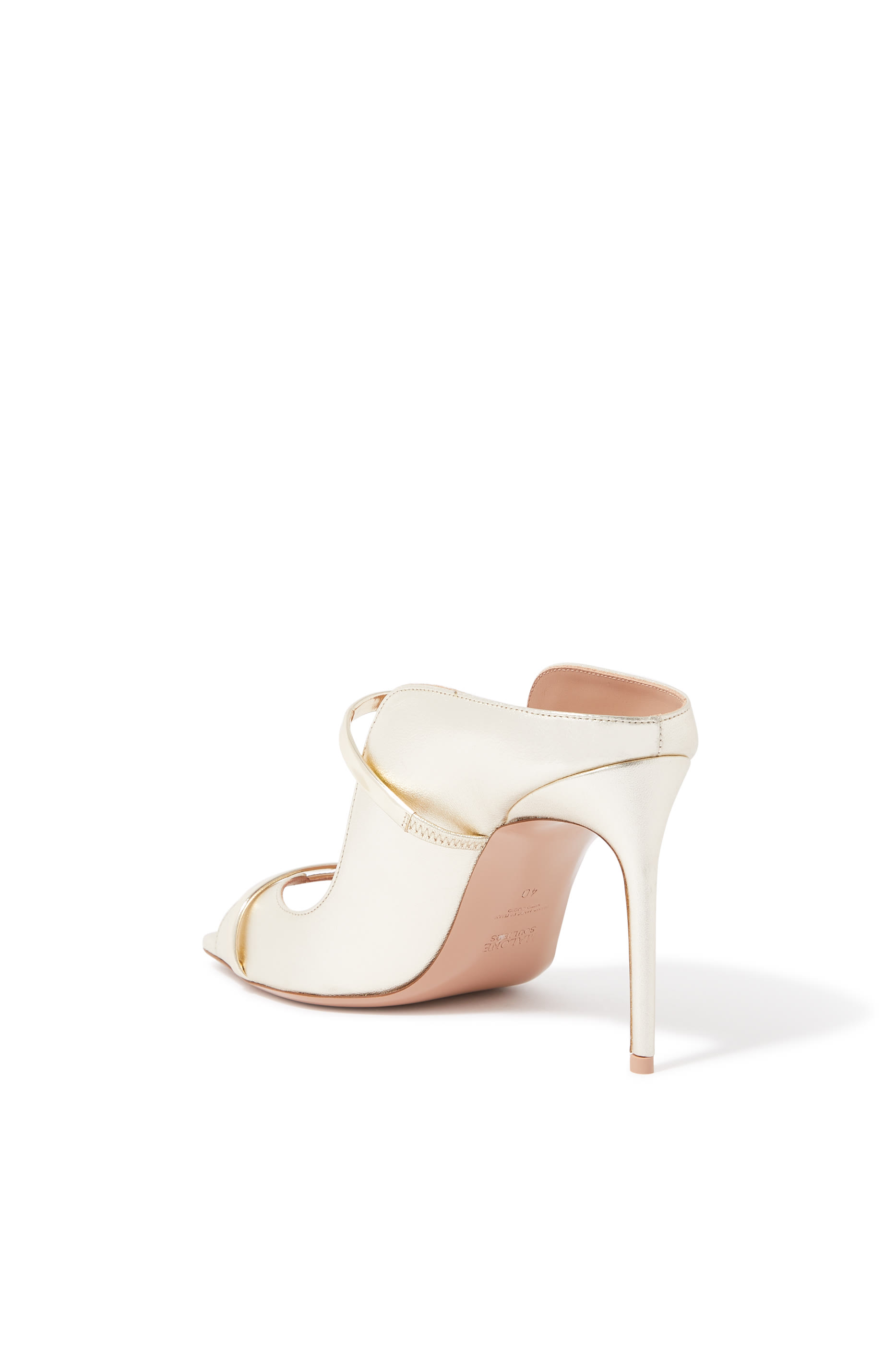 حذاء مفتوح نواه 90 جلد لامع