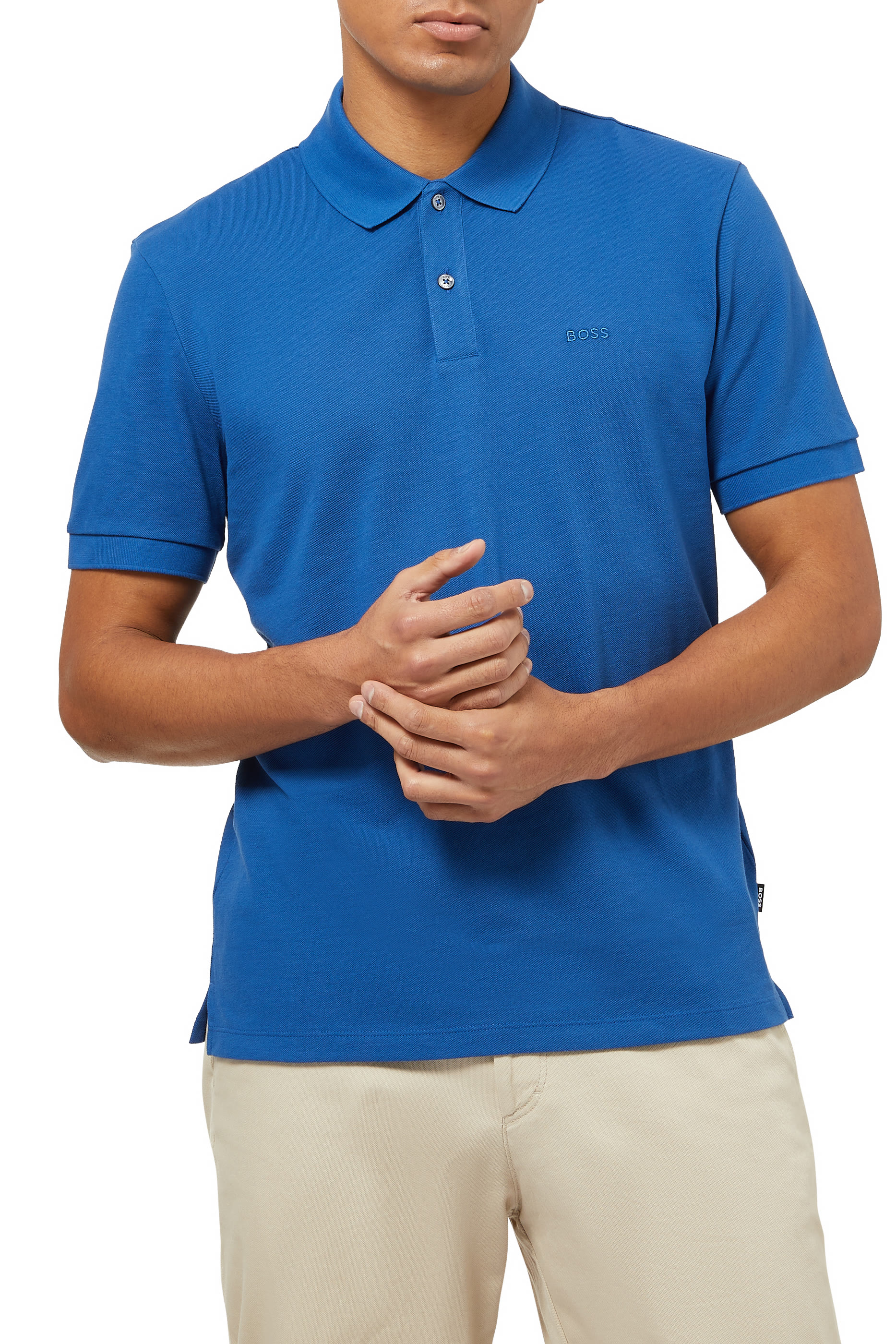 قميص بولو بالاس بتطريز شعار الماركة