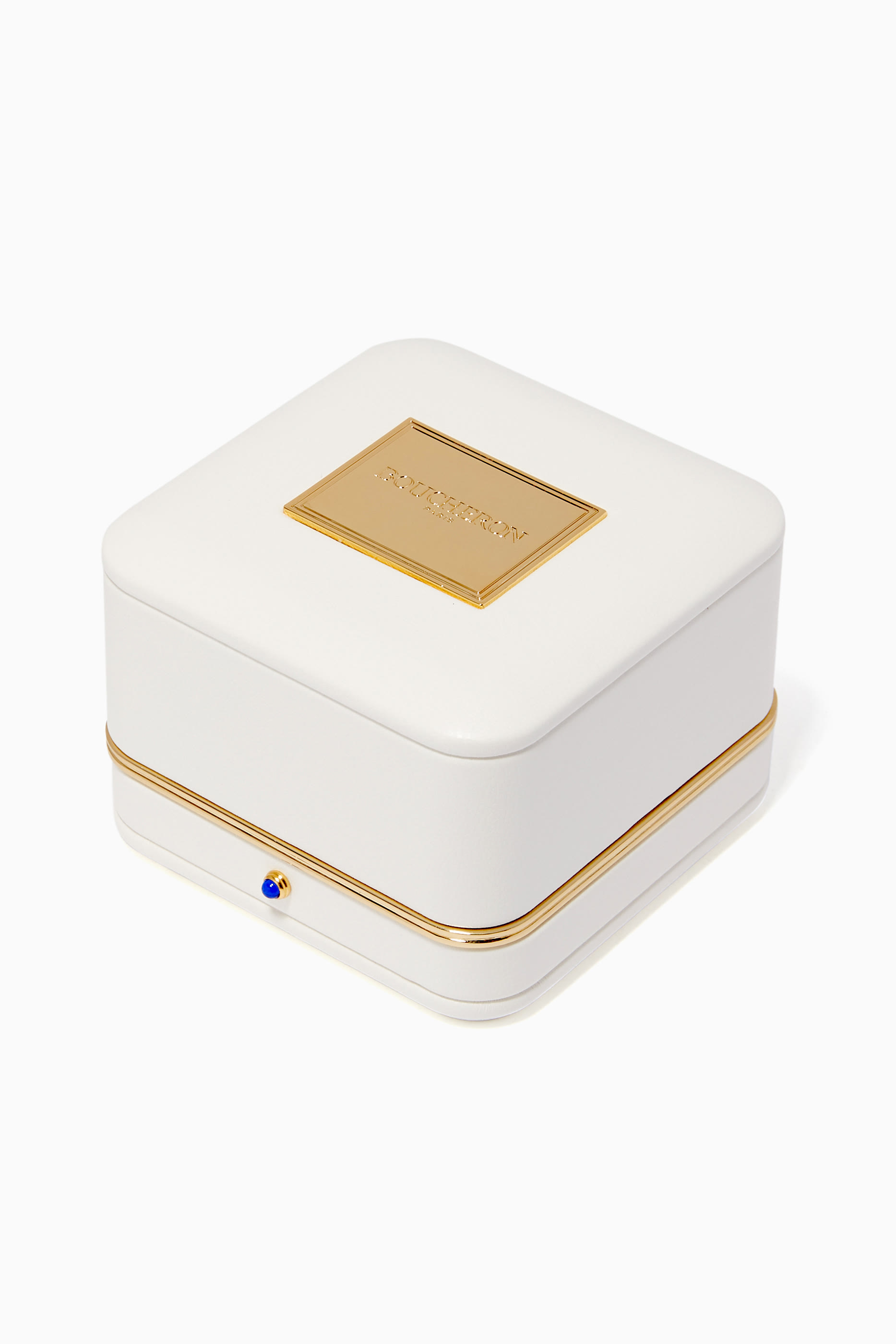 اقراط كواتر كلاسيك هوب مرصعة بالماس ذهب مختلط 