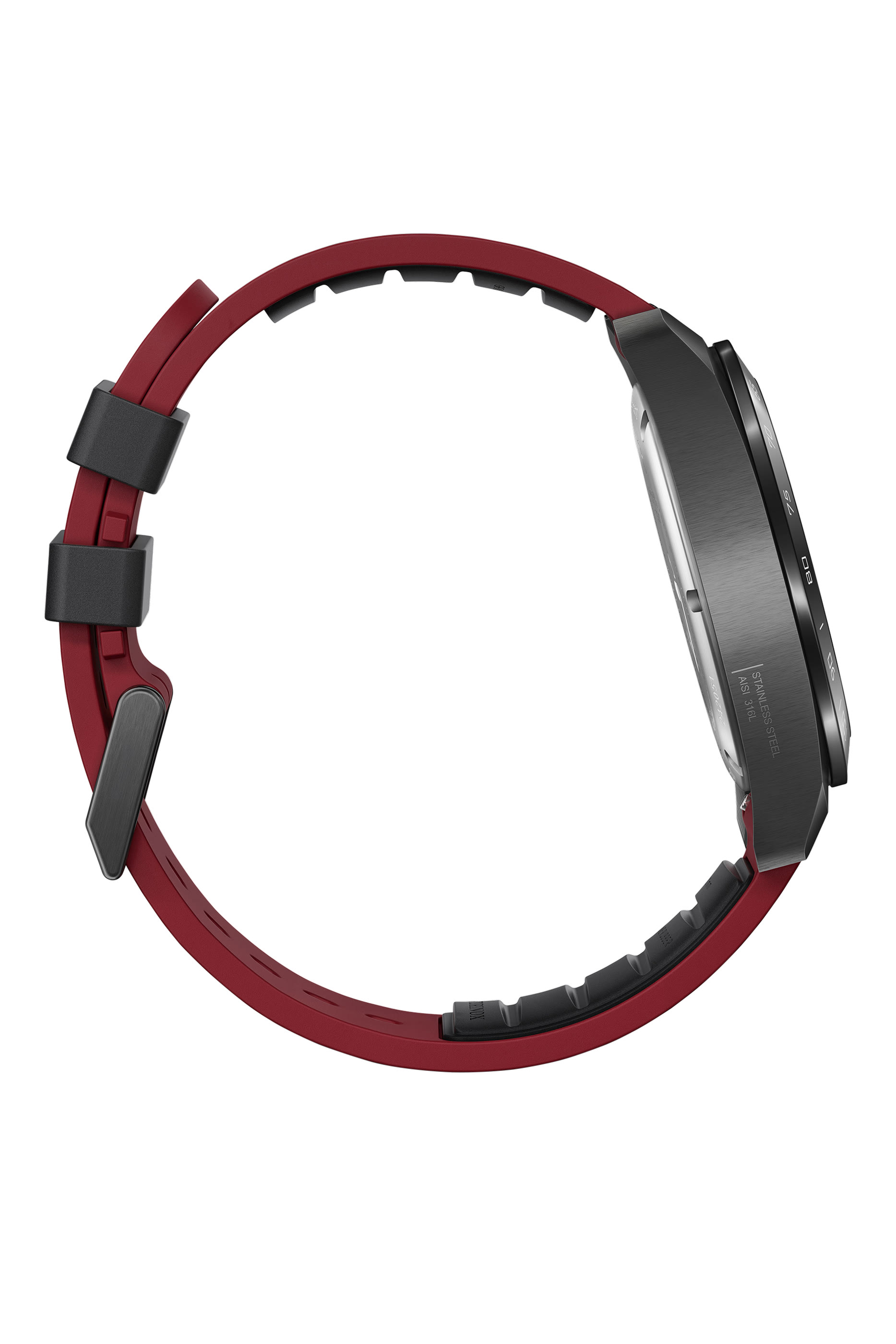 ساعة كرونوغراف سويس ارمي، ستانلس ستيل ومطاط