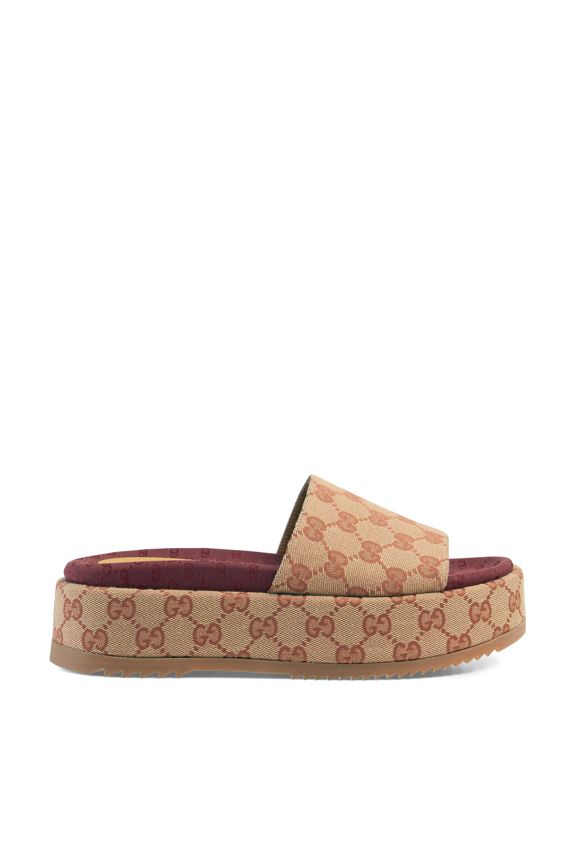 حذاء مفتوح بشعار GG