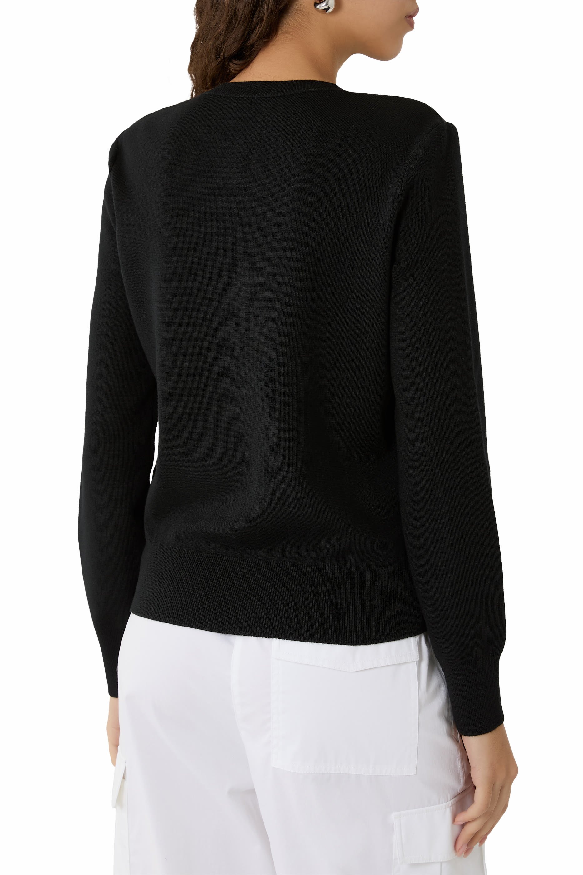 كارديجان مبطن بسحاب صوف