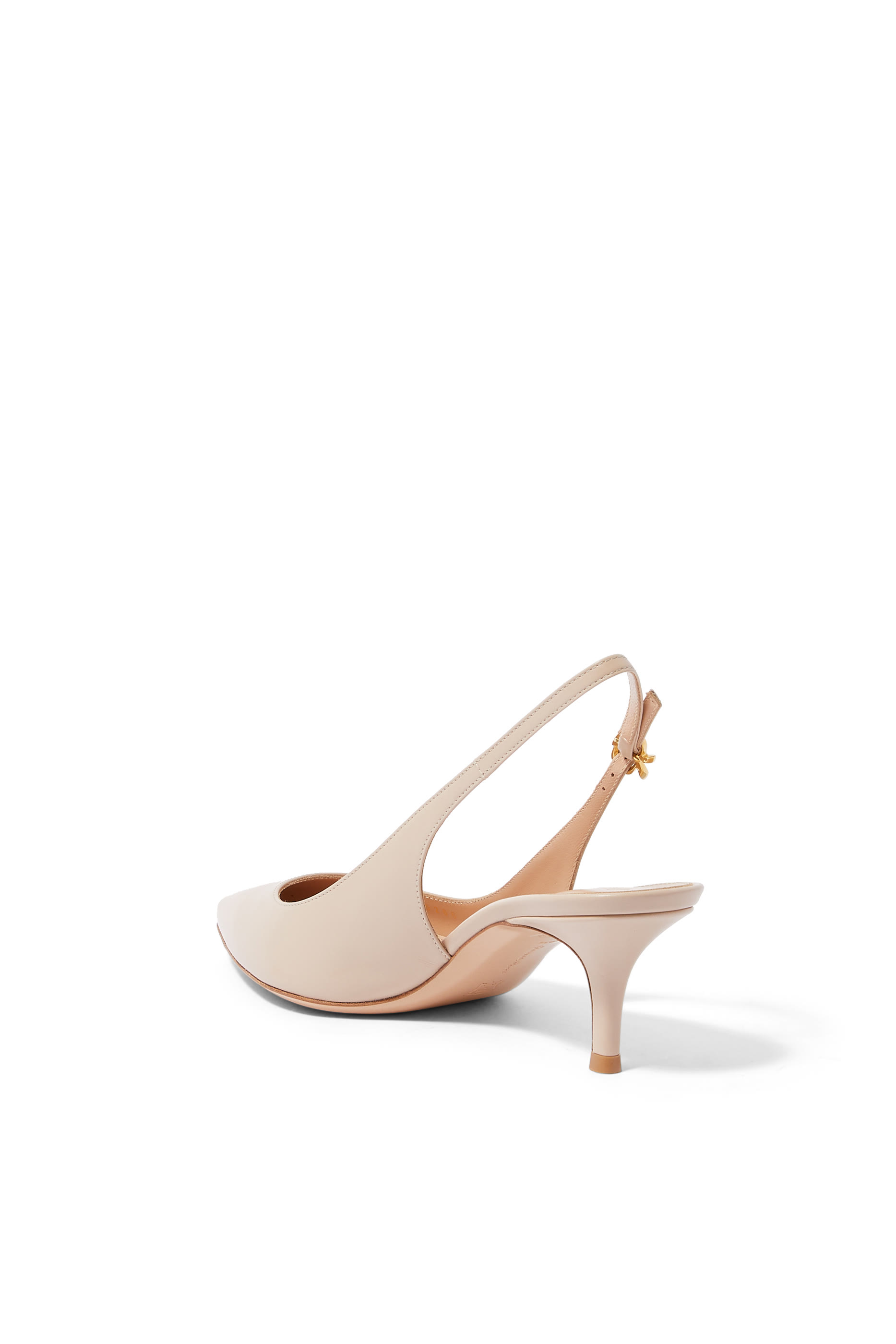 حذاء كلاسيكي ريبون 55 بسير خلفي جلد