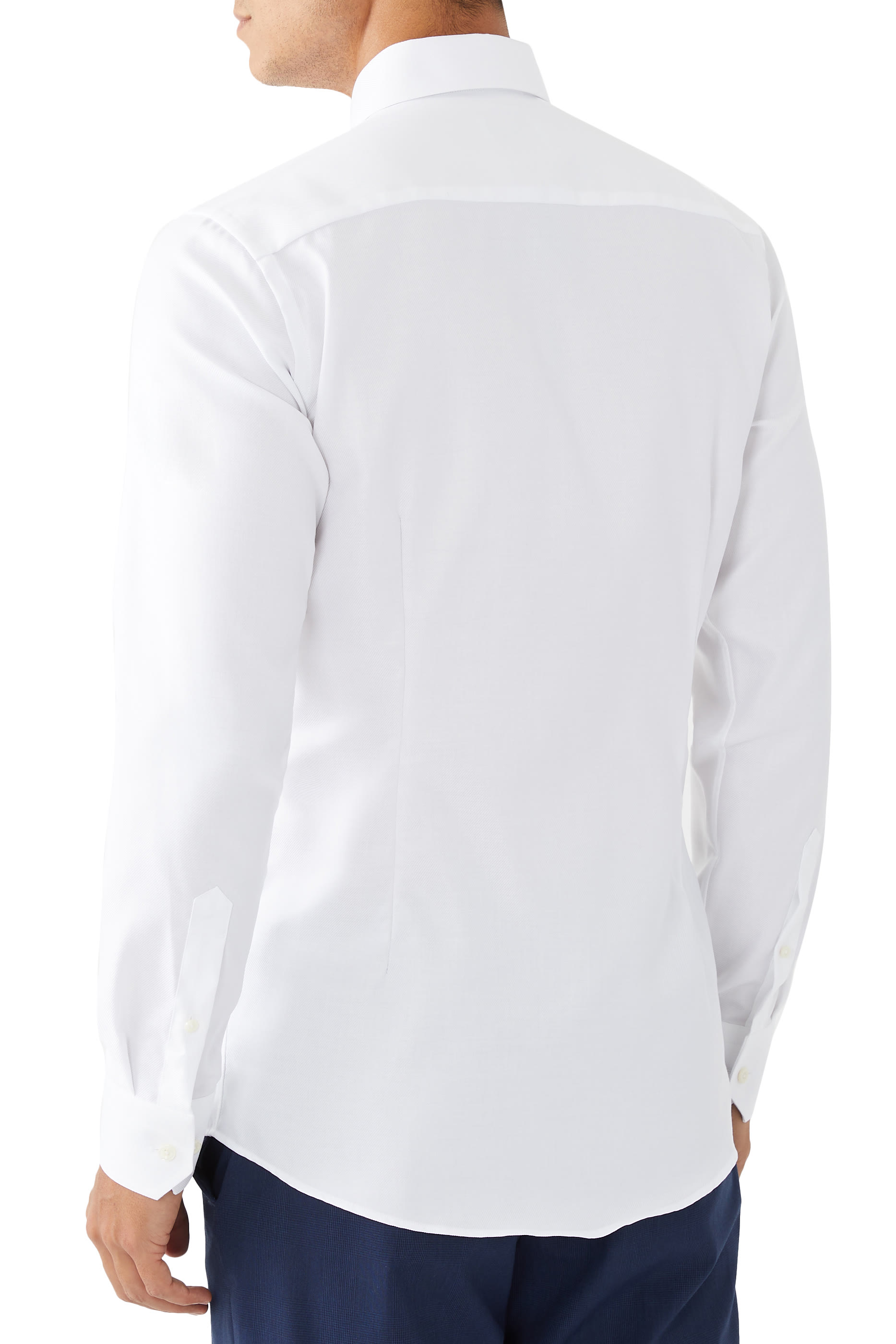 قميص تويل بارز الملمس