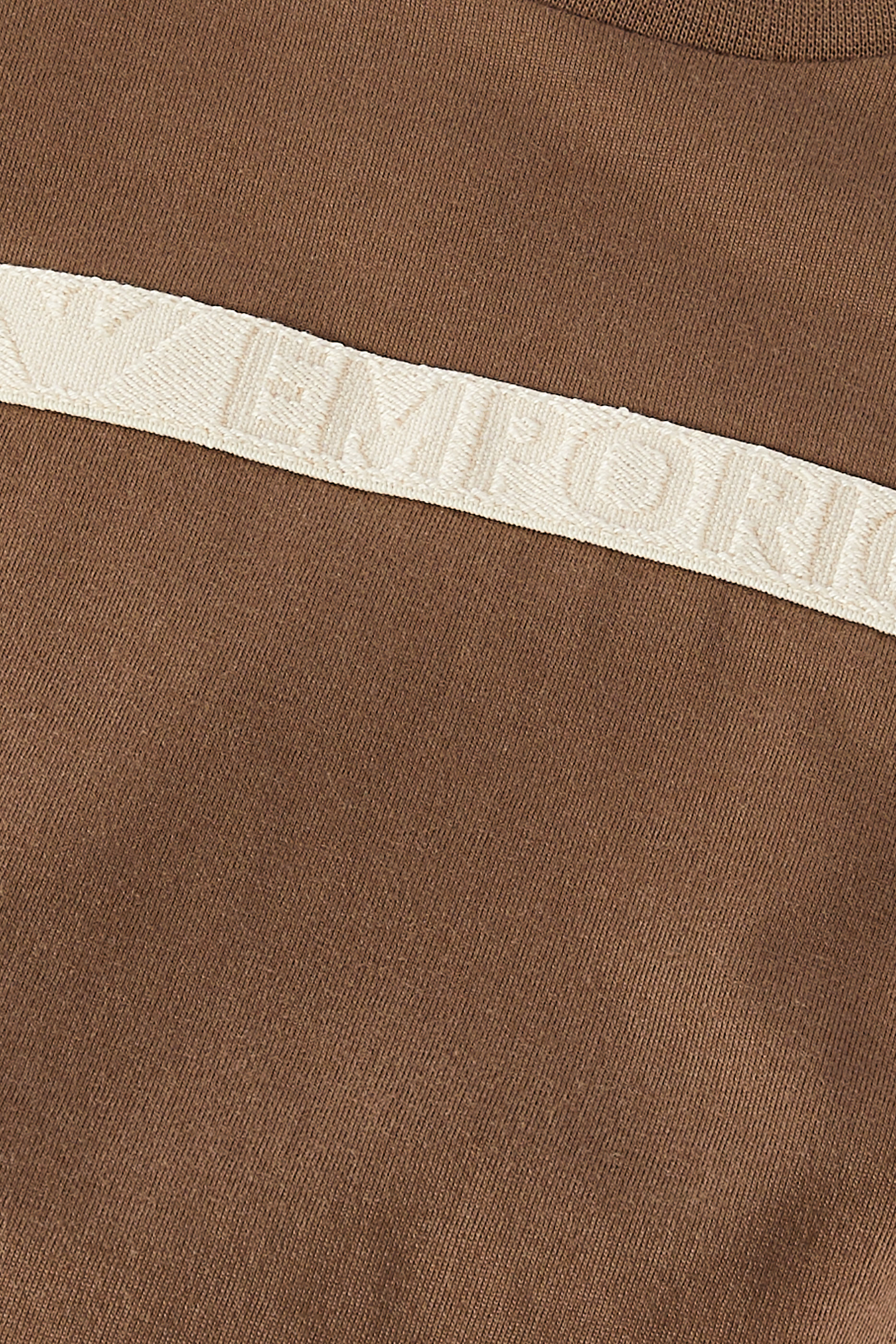 تيشيرت بشعار الماركة قطن للأطفال