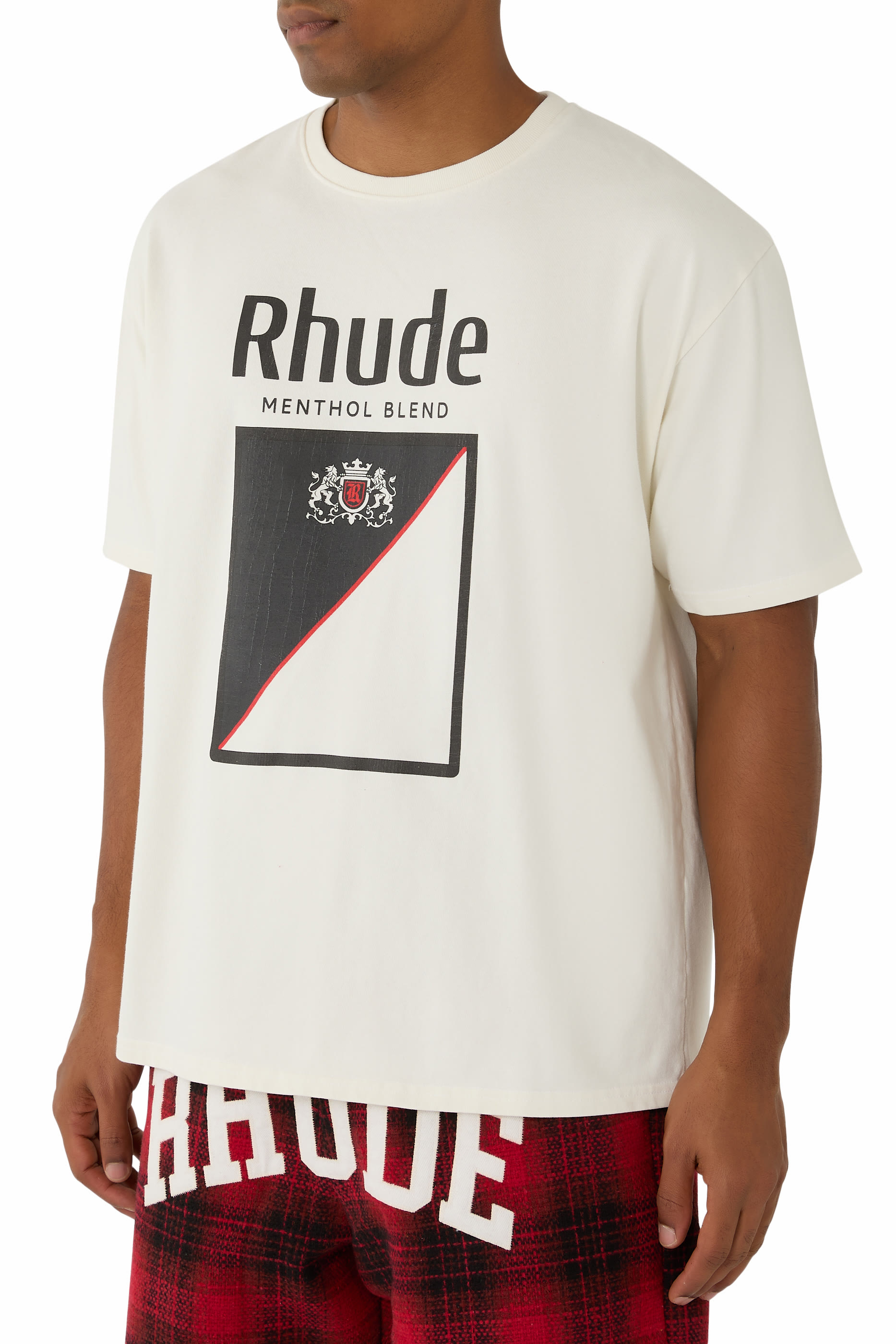 تيشيرت بطبعة شعار الماركة قطن جيرسيه