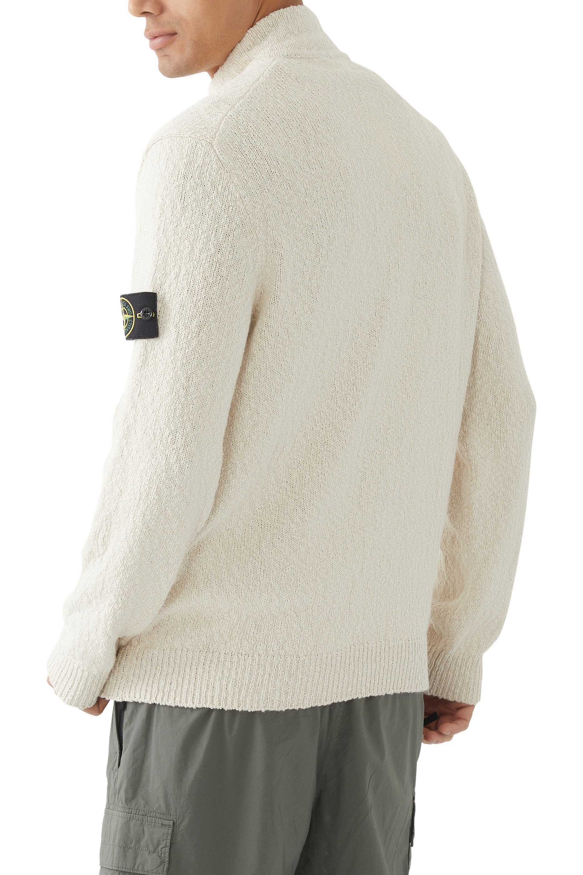 Half-Zipper Knit Sweater