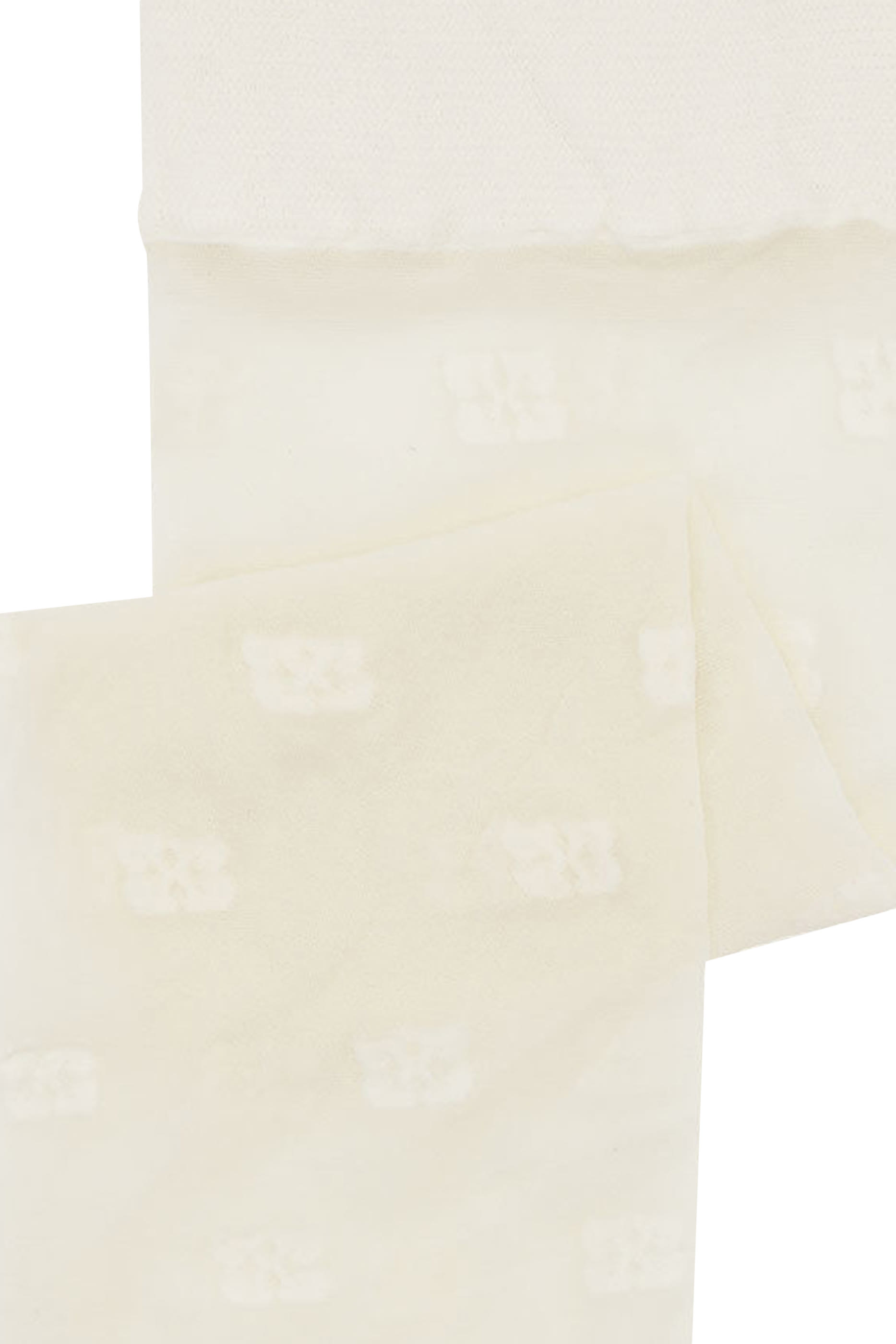 جوارب دانتيل مزينة بفراشات