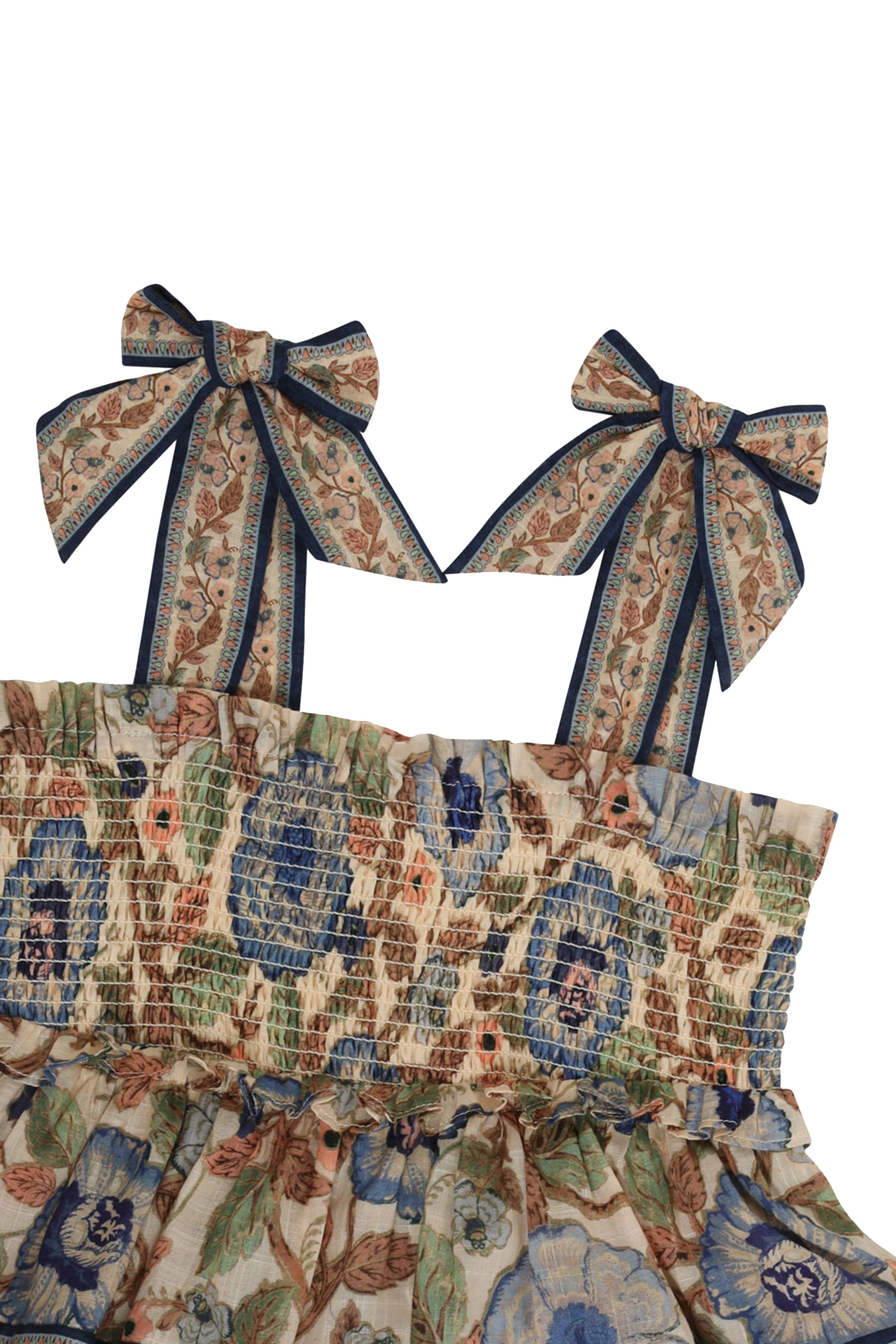 فستان جوني بطبقات كشكش