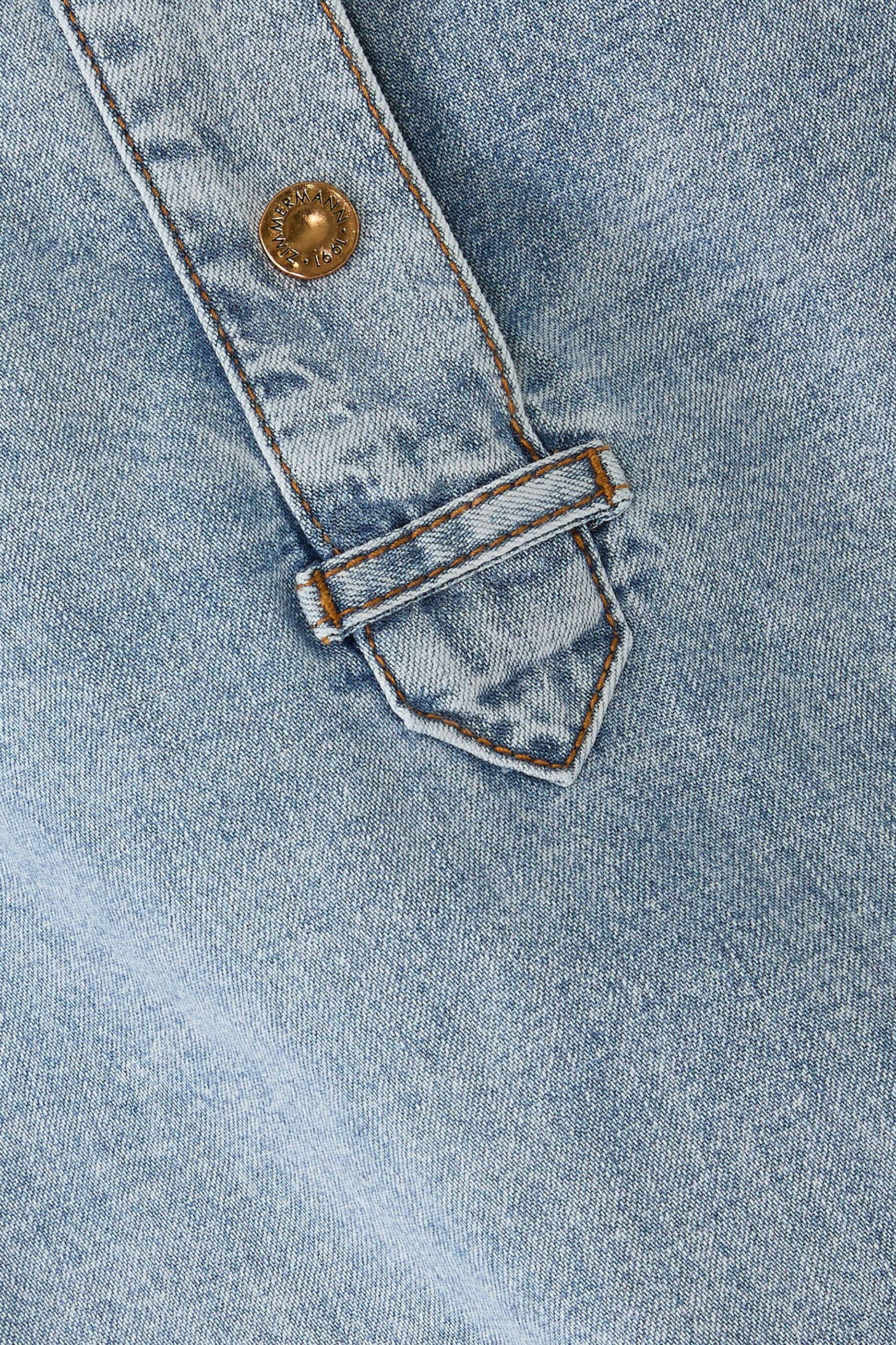 بلوزة دنيم قطن