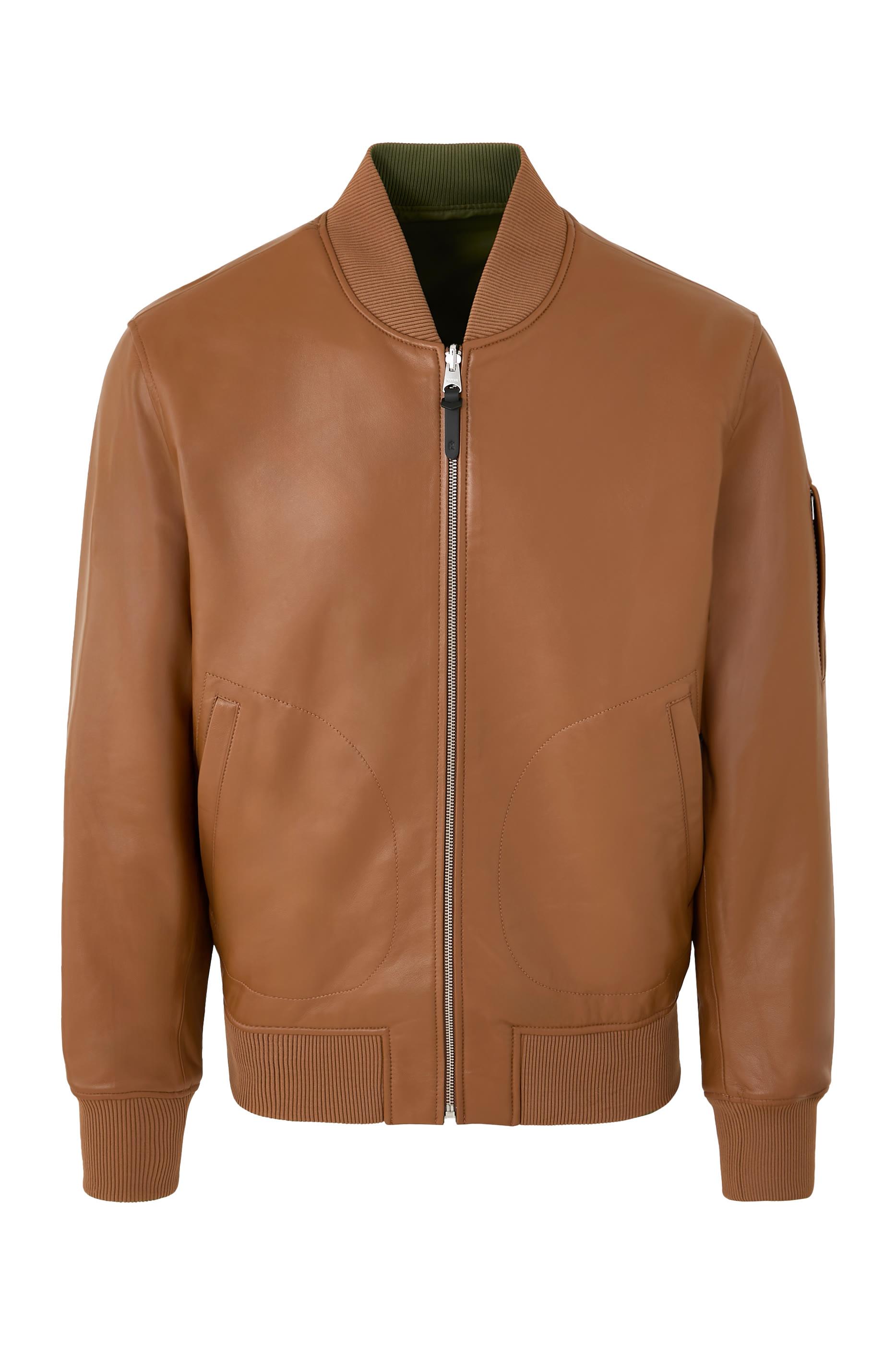 EASTON-SA 2-in-1 Reversible Leather Bomber Jacket