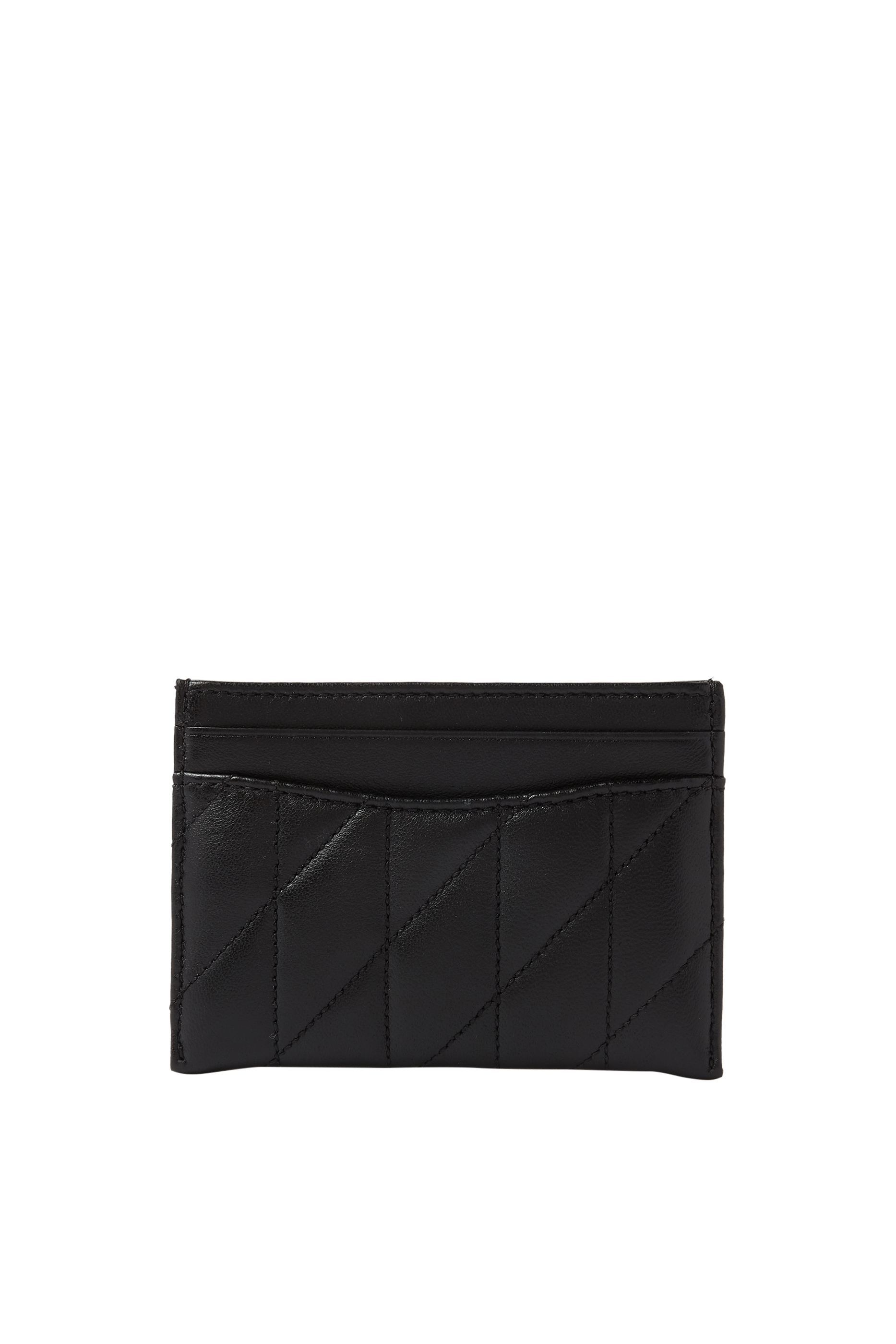 حافظة بطاقات ايسنشال بحياكة مبطنة