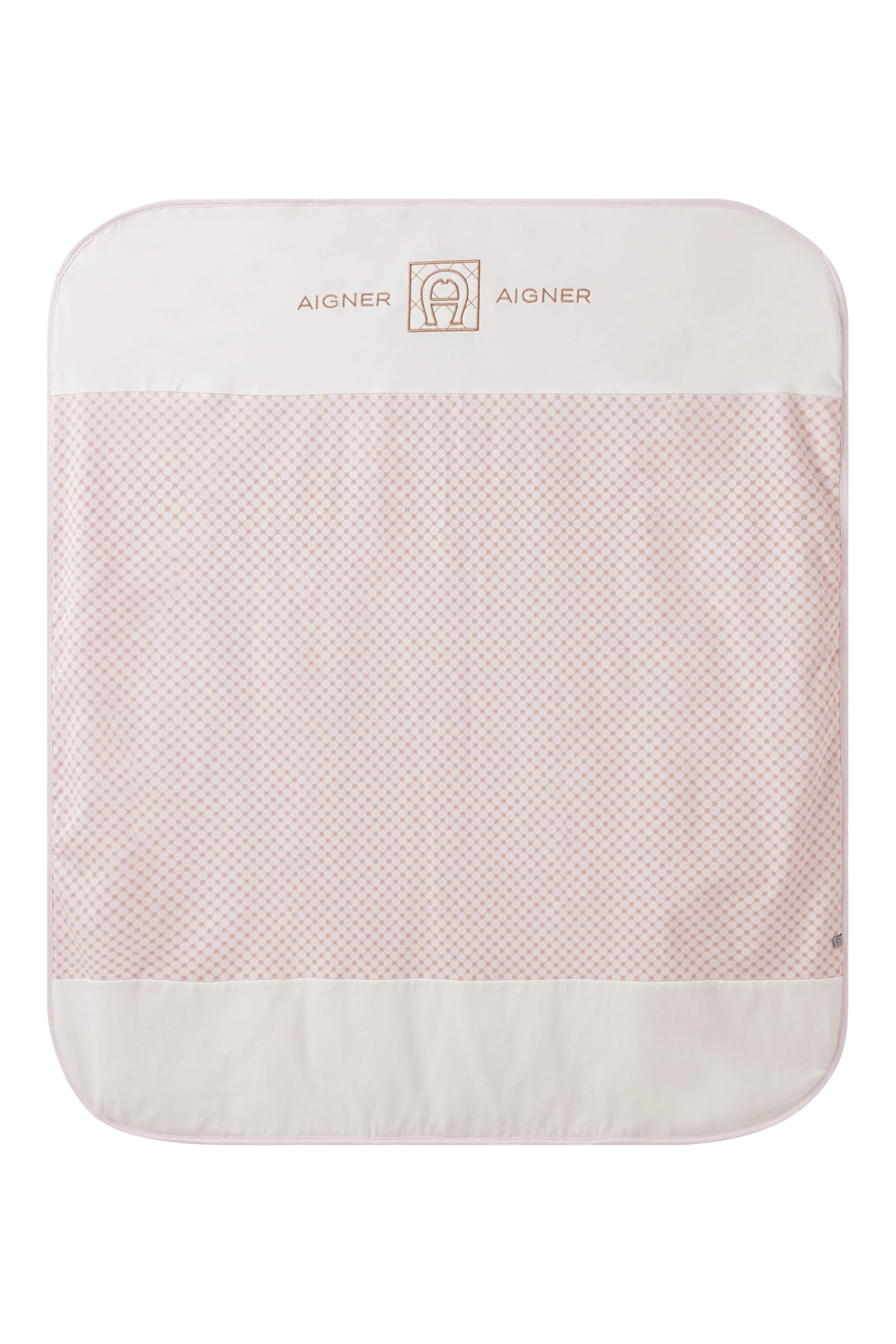 بطانية قطن بيما مطرزة بشعار الماركة للأطفال