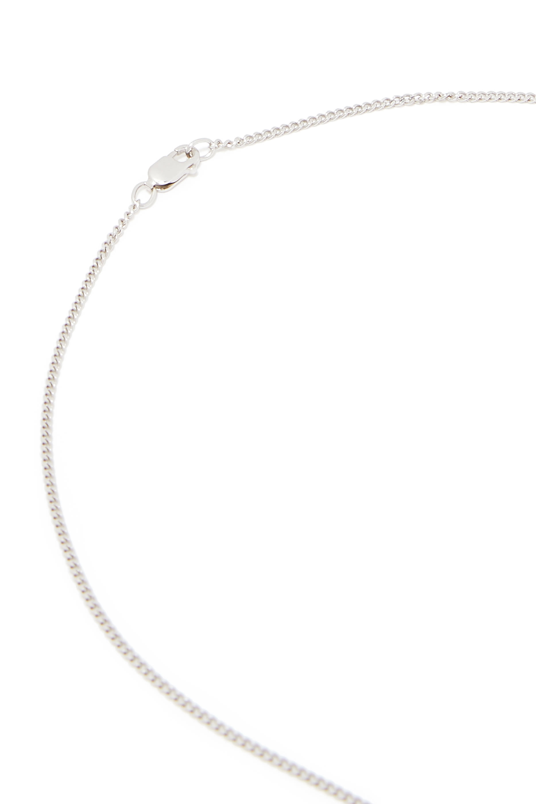 قلادة فالور بدلاية مرصعة بتوباز أزرق فضة إسترلينية