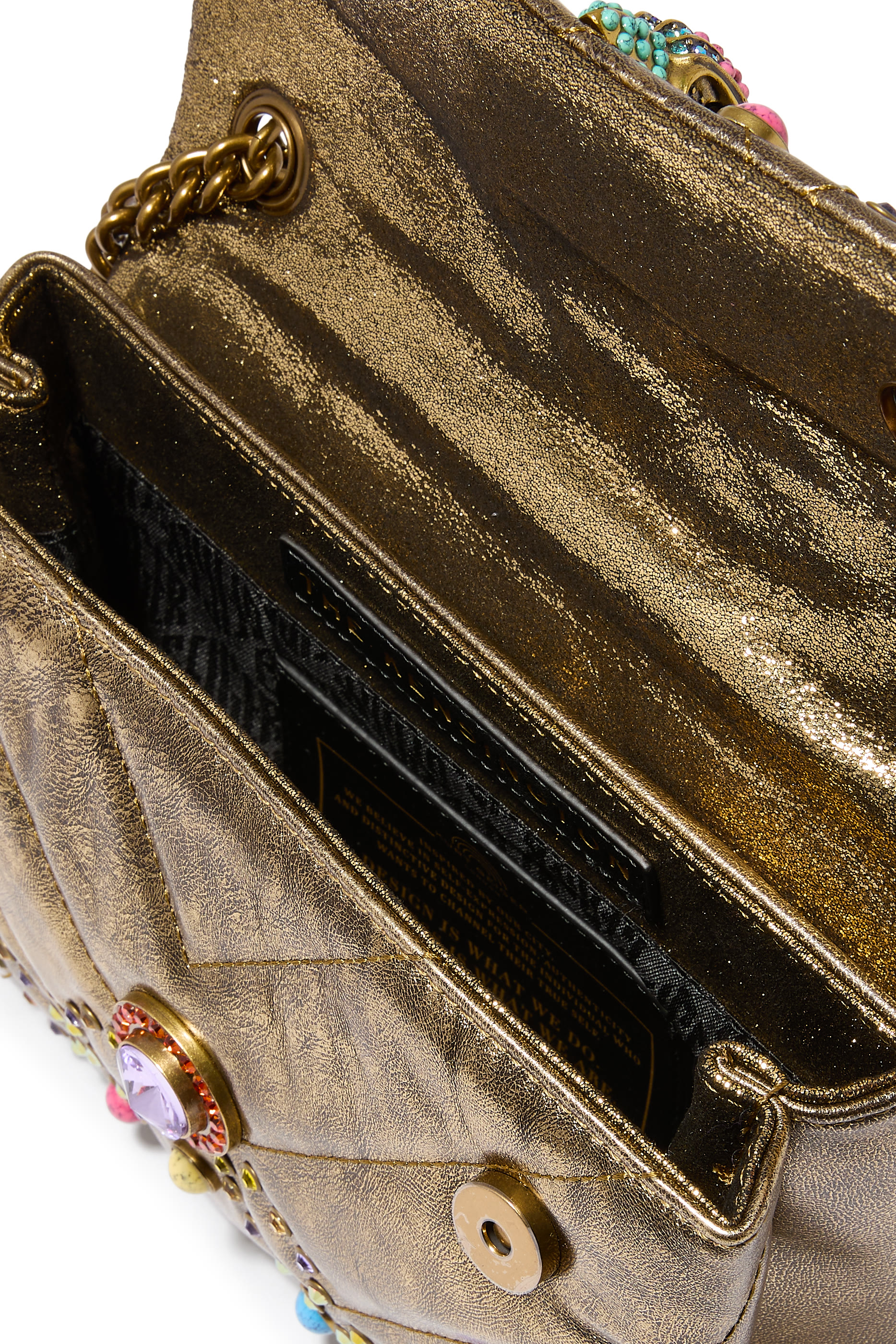 حقيبة كنسنغتون متوسطة مزينة بحلي