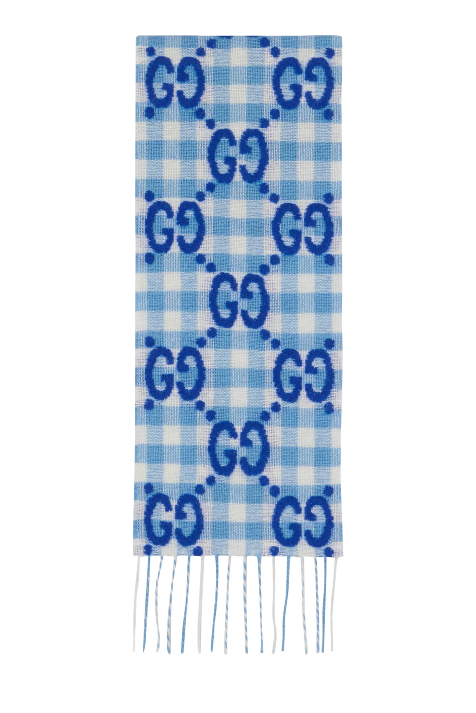 Kids Check Wool Scarf