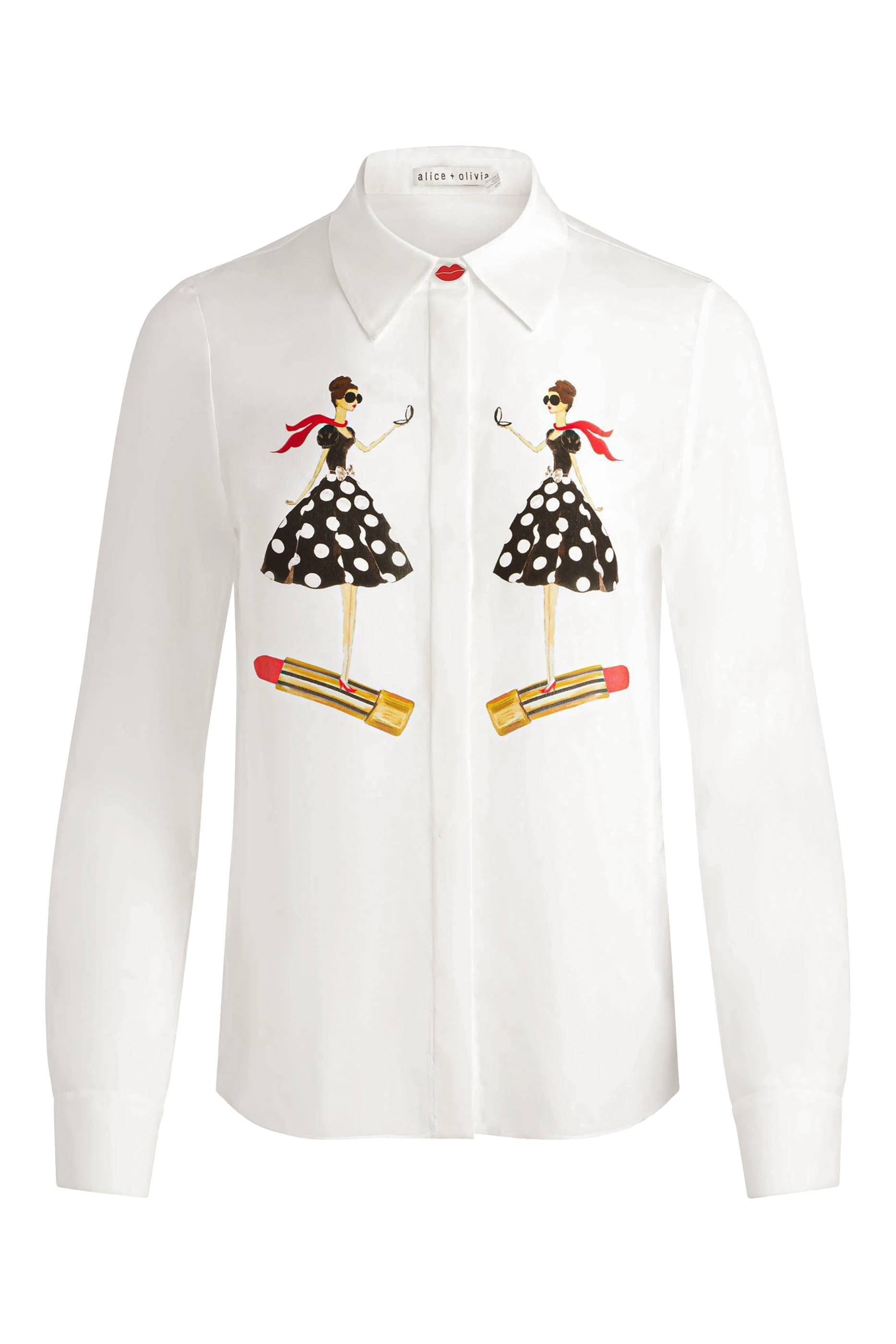 بلوزة ويلا بأزرار