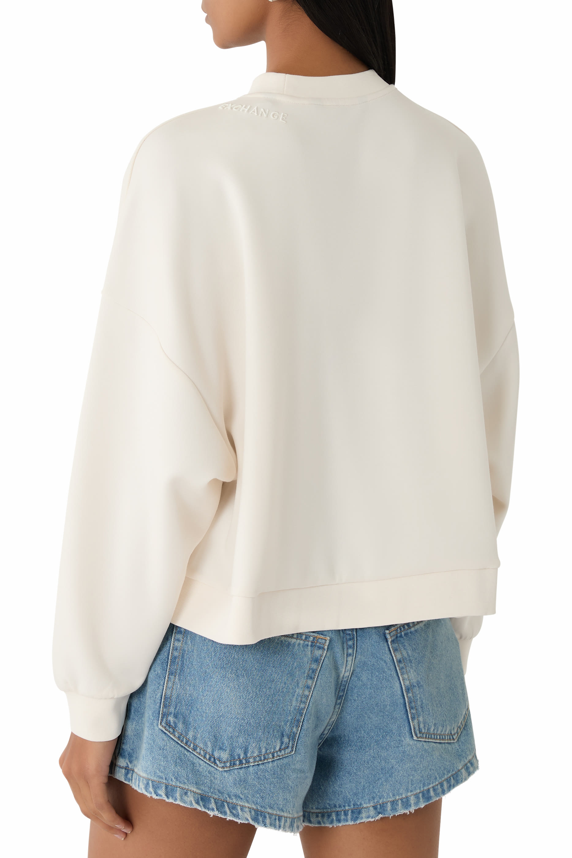 Cropped Crewneck Sweatshirt