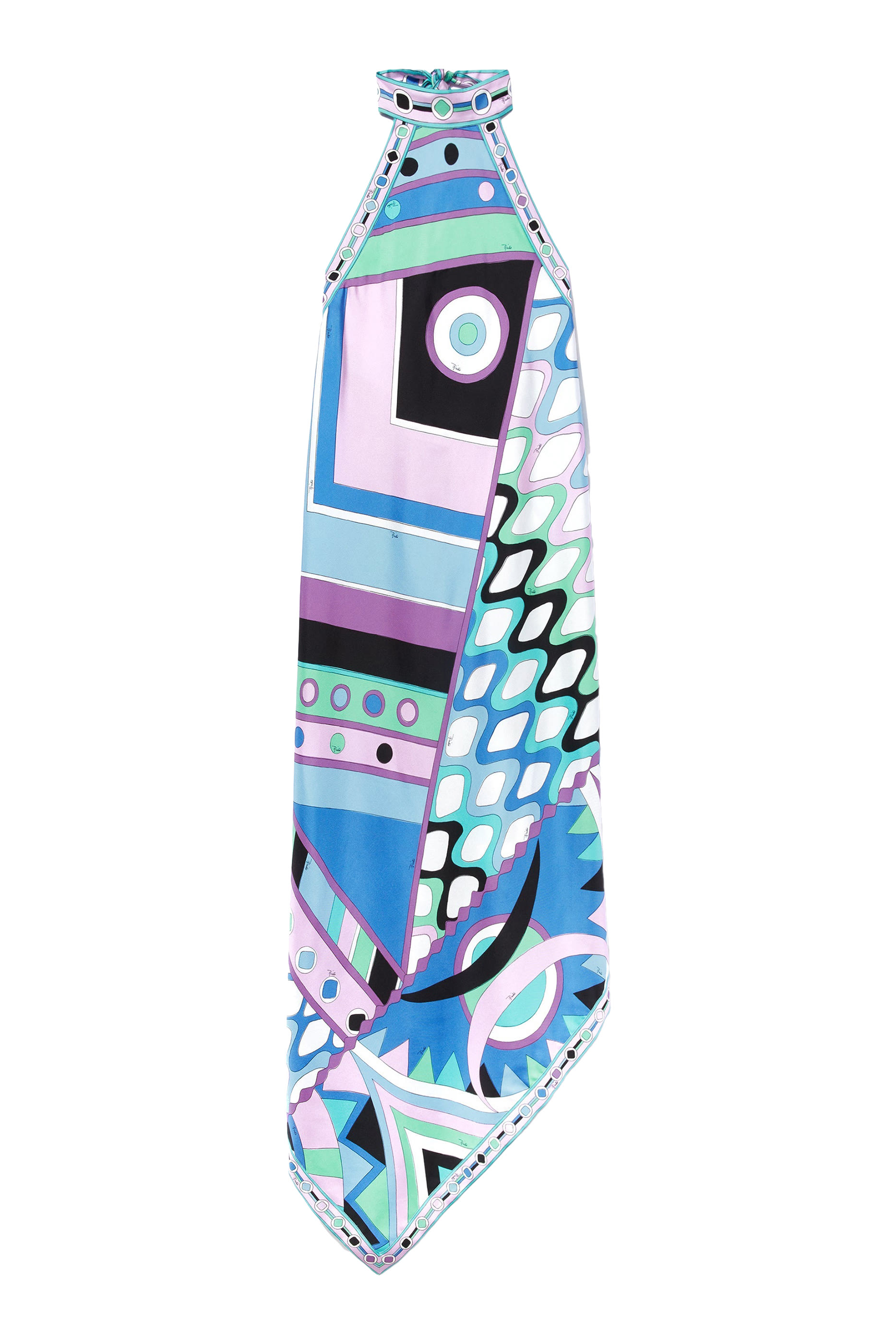 فستان بطبعات فيفارا حرير تويل