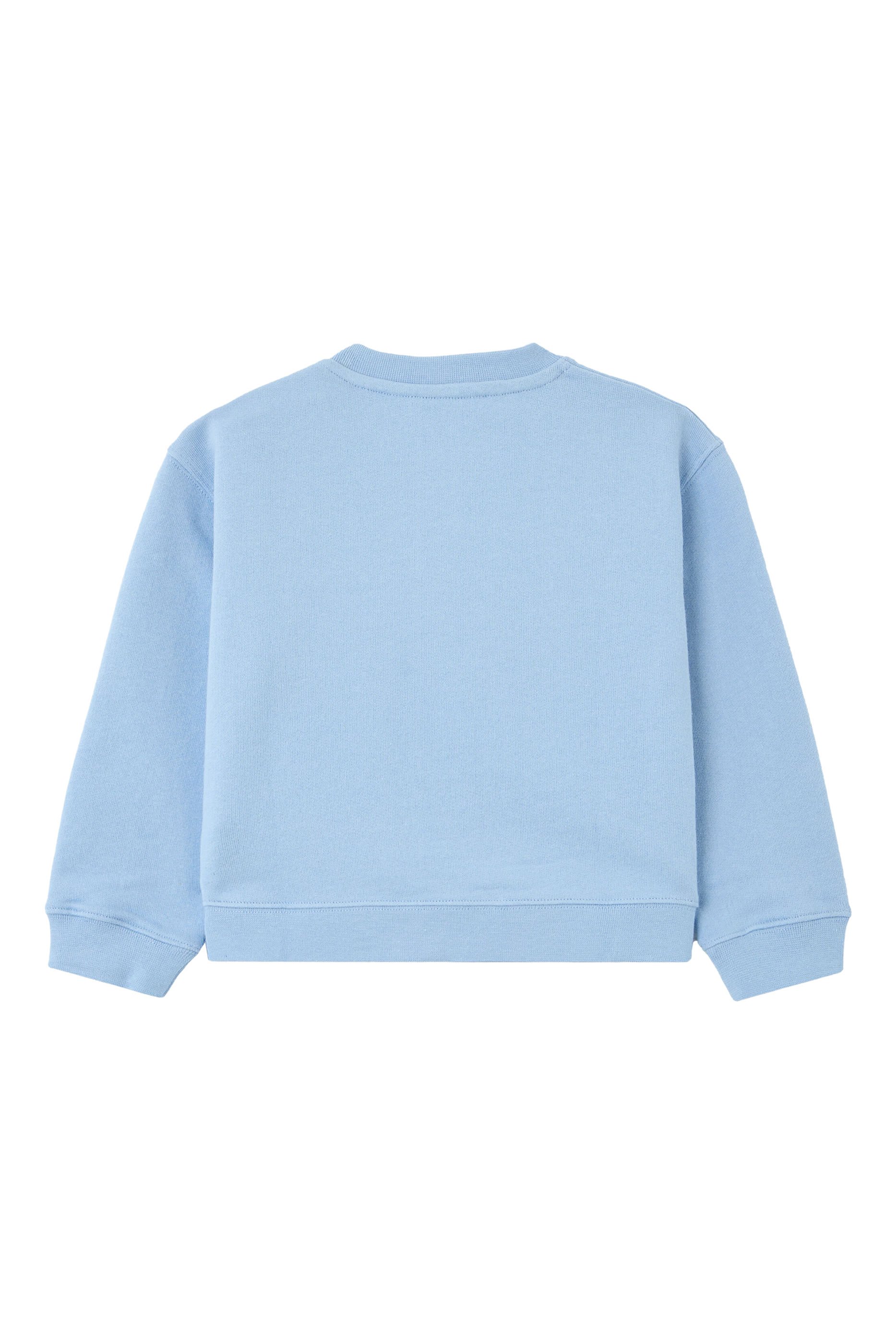 سويت شيرت بشعار الماركة منحني للأطفال