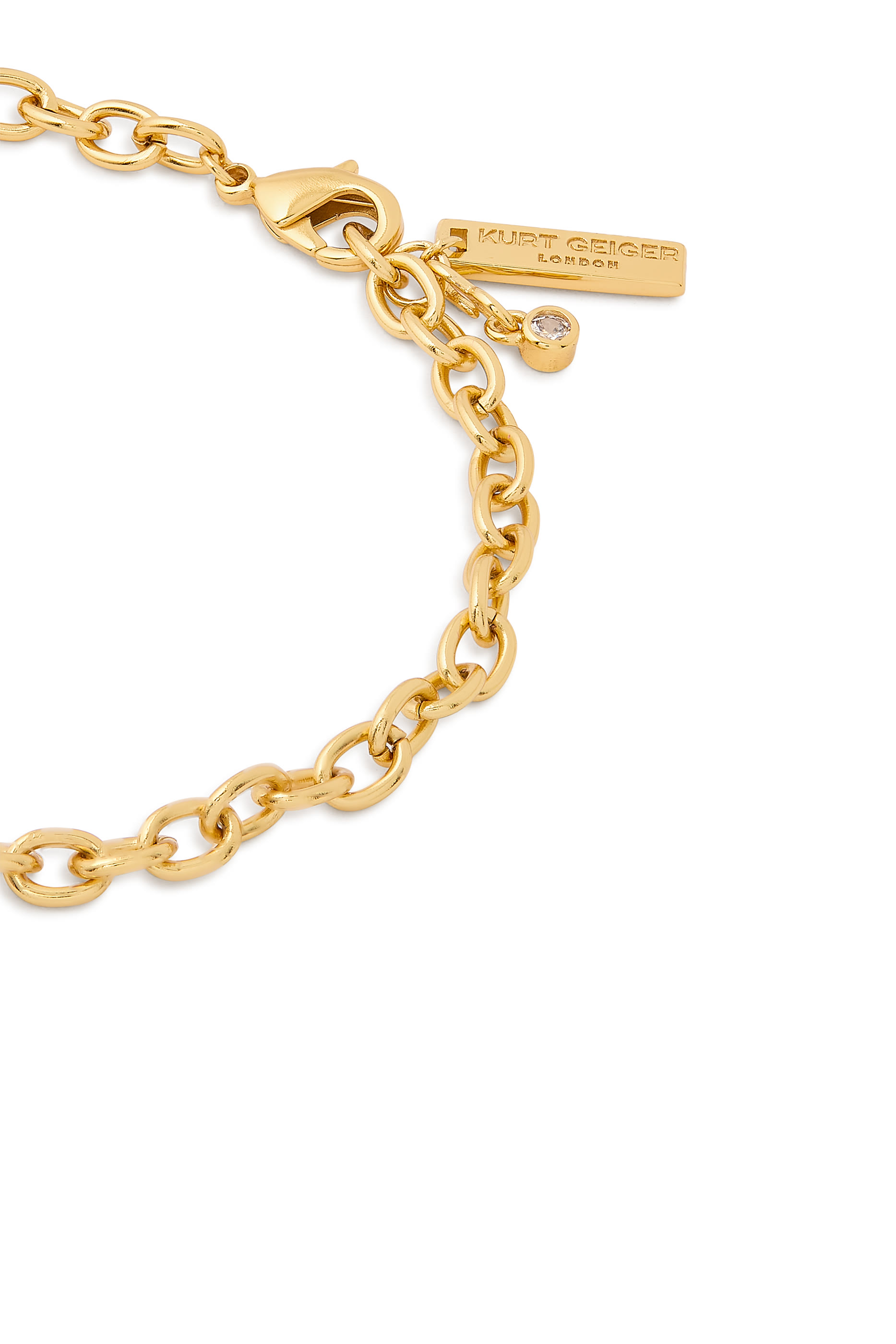 سوار بحلية بتصميم قلب مرصعة بالكريستال