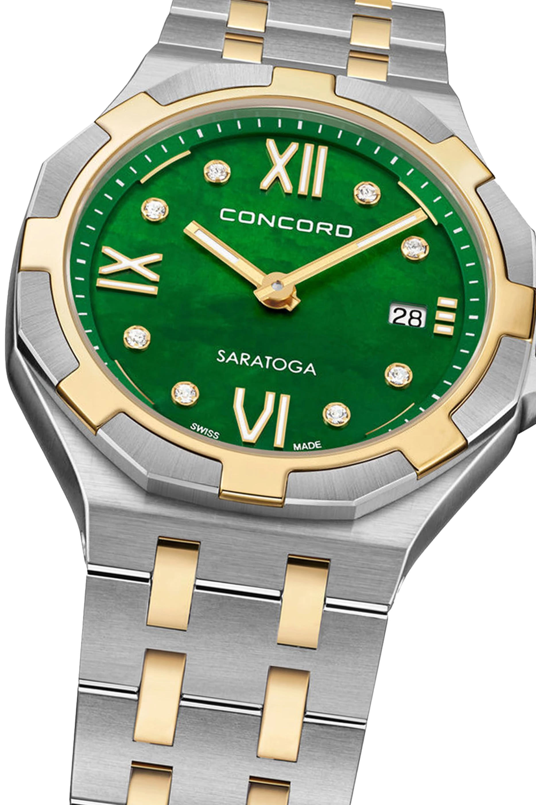 ساعة ساراتوجا  ستانلس ستيل