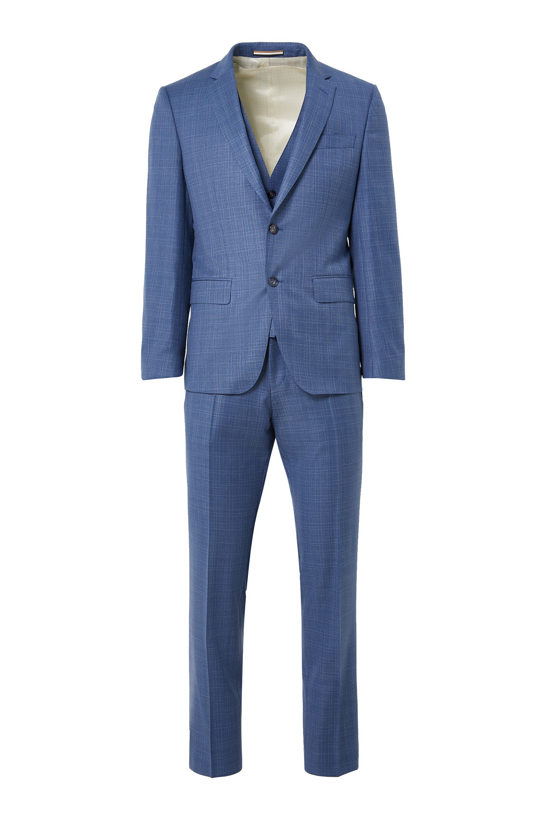  بدلة بقصة سليم بنقشة مربعات، 3 قطع