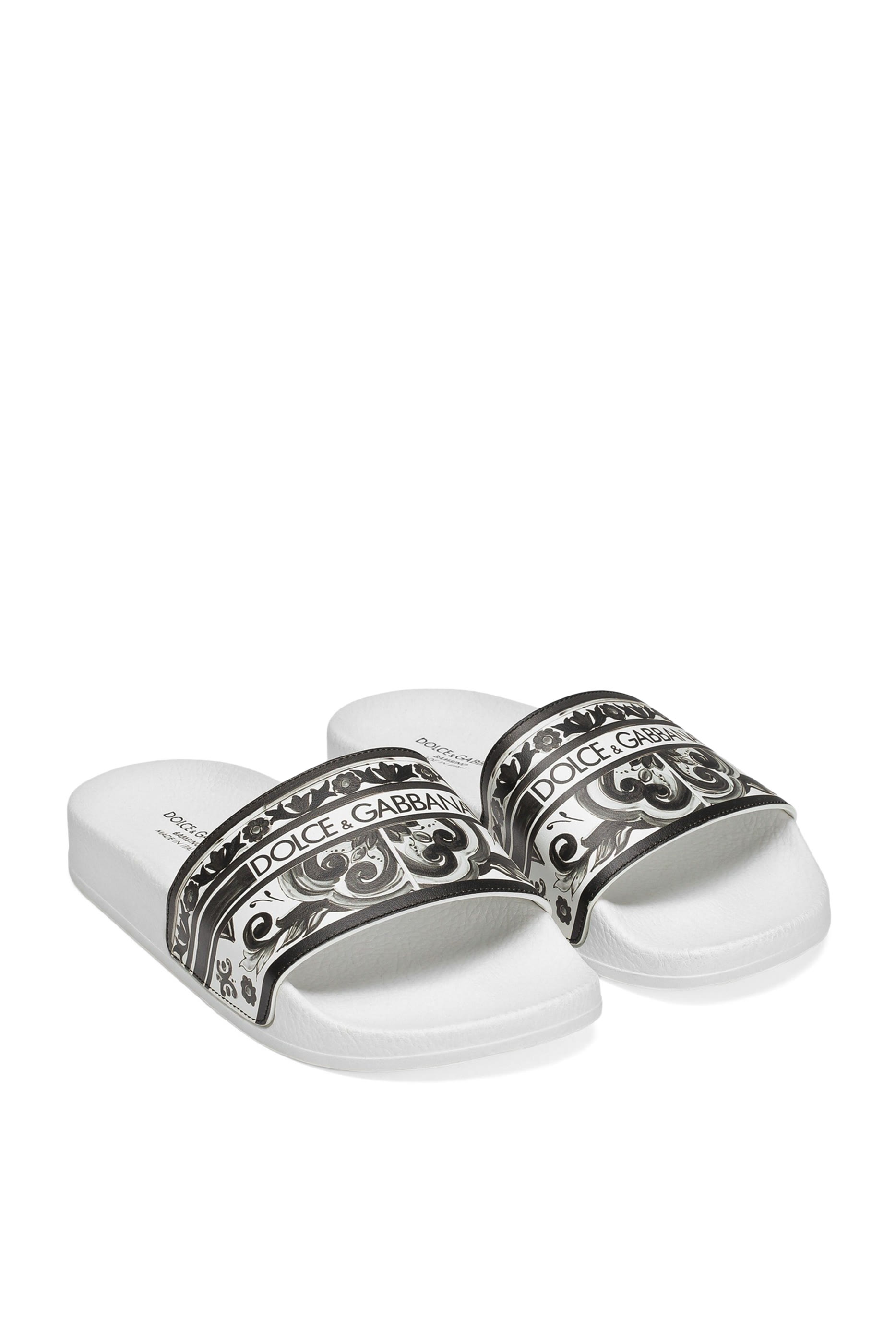 حذاء خفيف بنقشة مايوليكا جلد عجل للأطفال