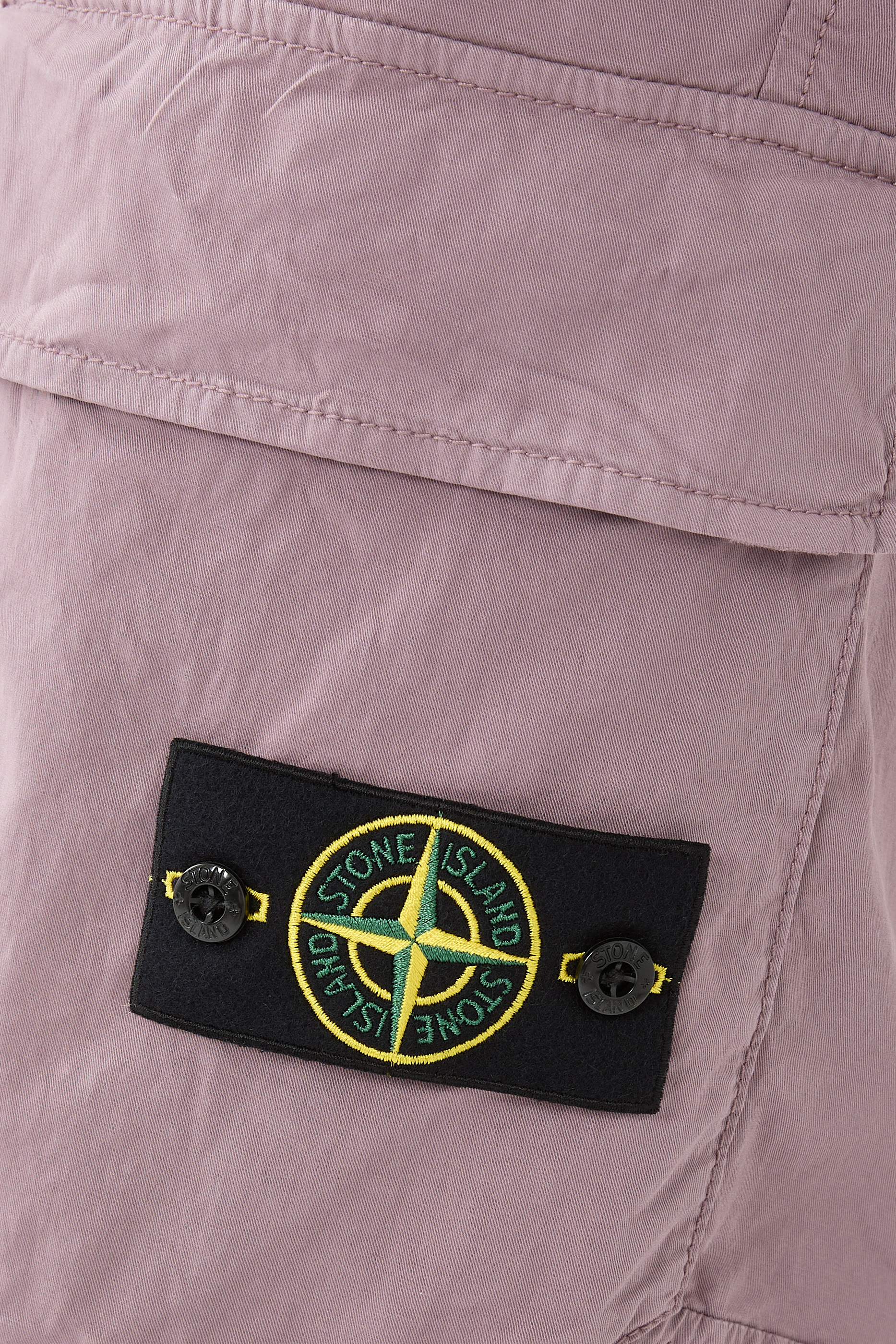 بنطال كارجو قطن تويل عضوي مطاطي