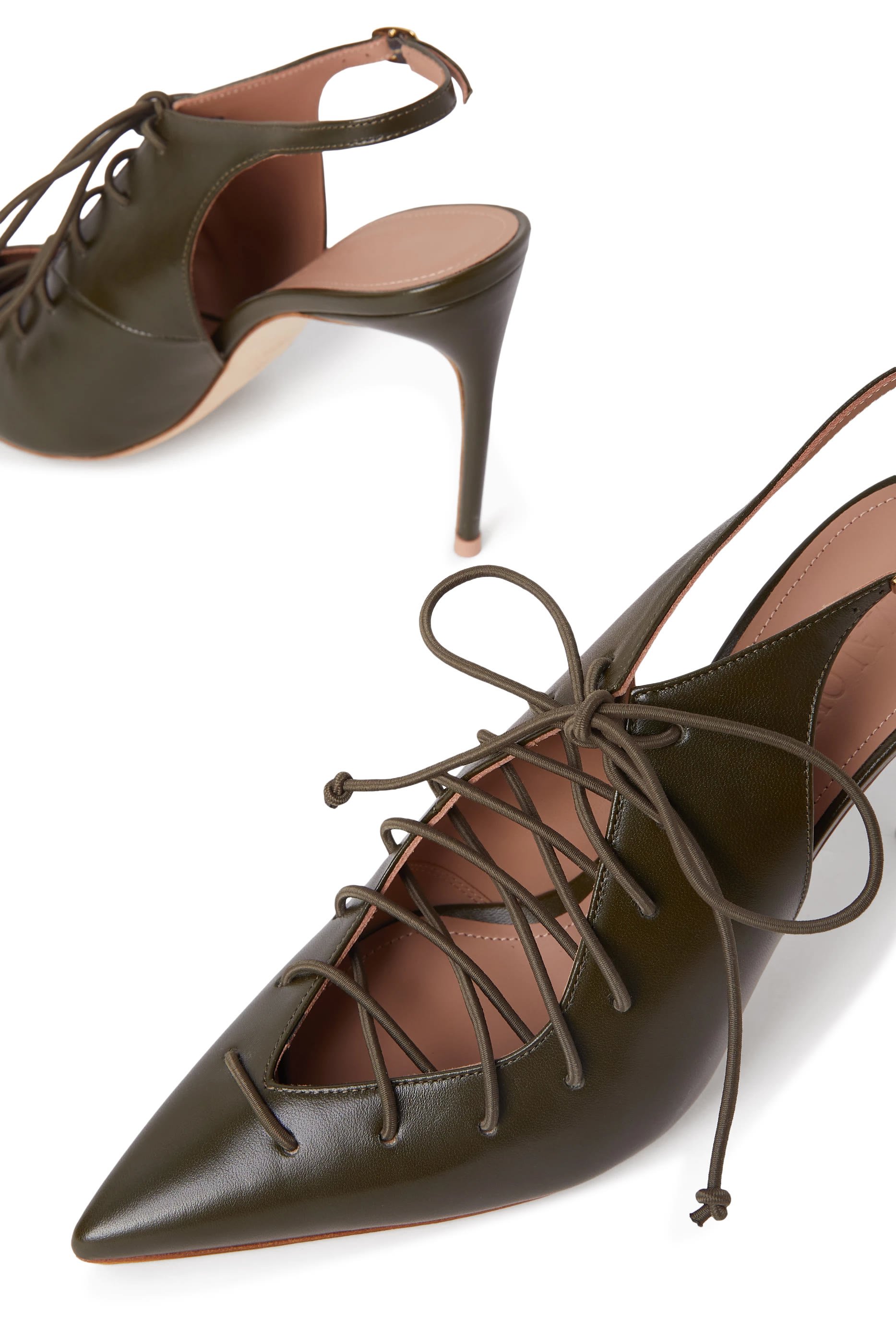 حذاء كلاسيك عليا بكعب 90 مم وسير خلفي