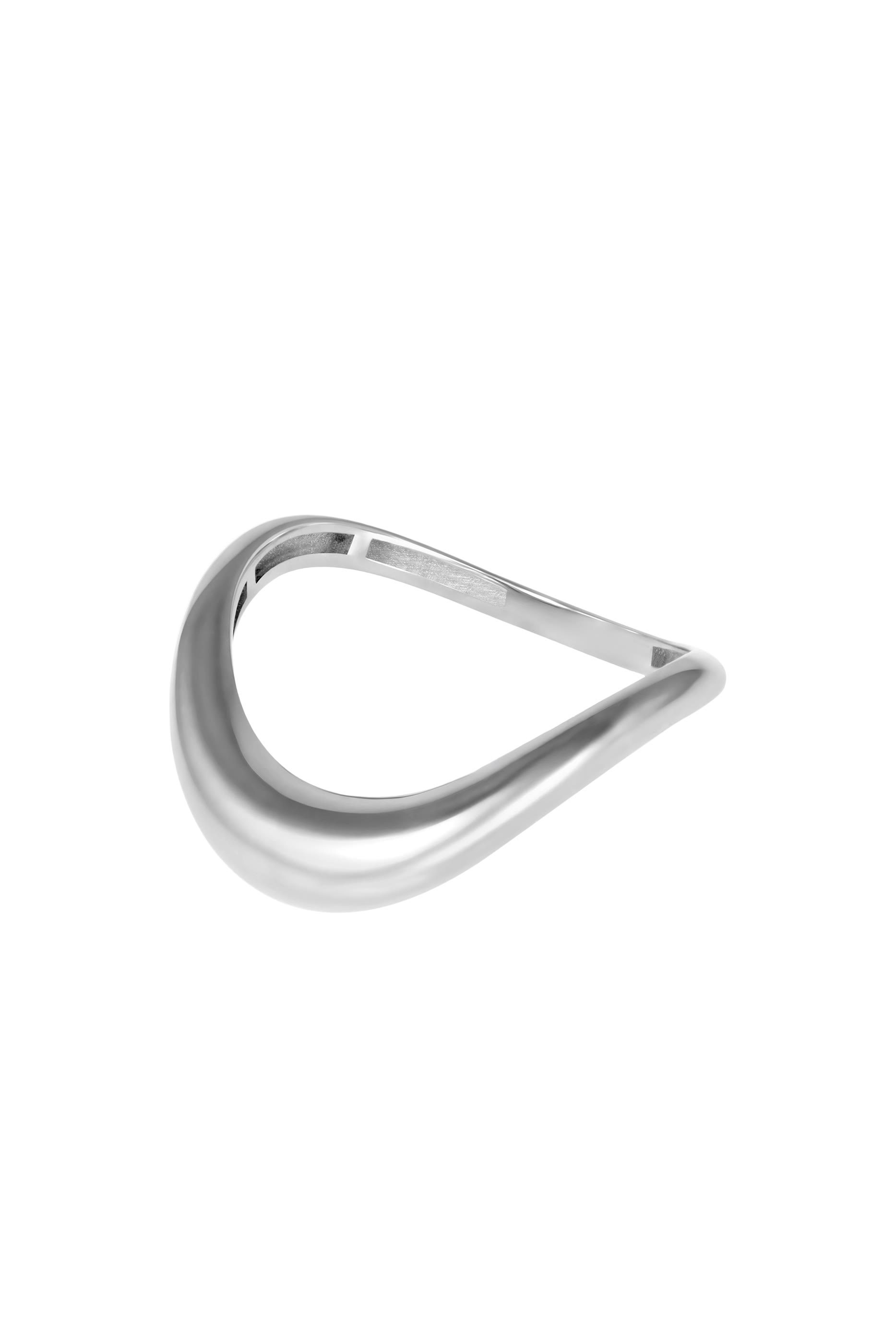 خاتم بوا، ذهب أبيض عيار 18