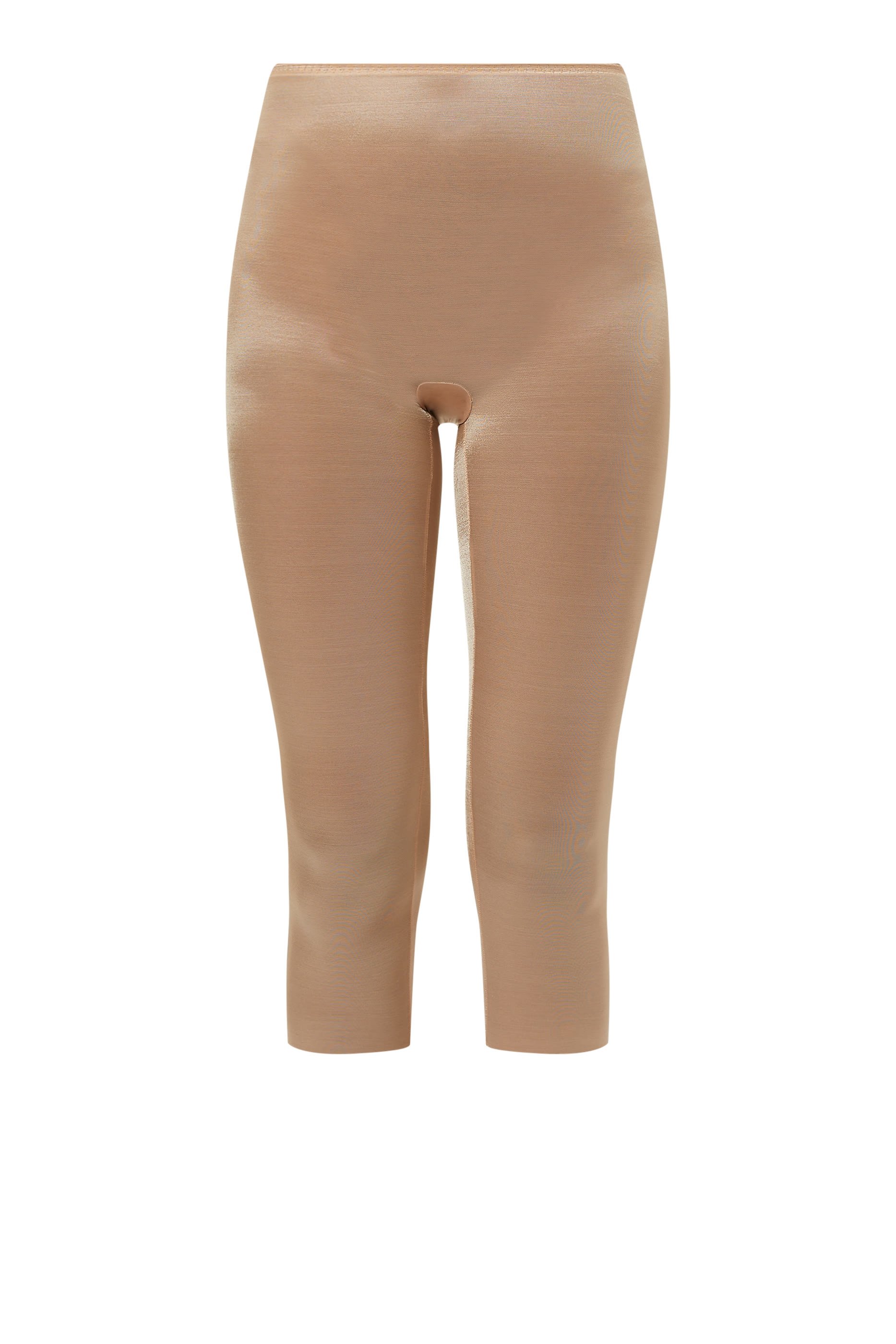 بنطال كابري شفاف بخصر مرتفع