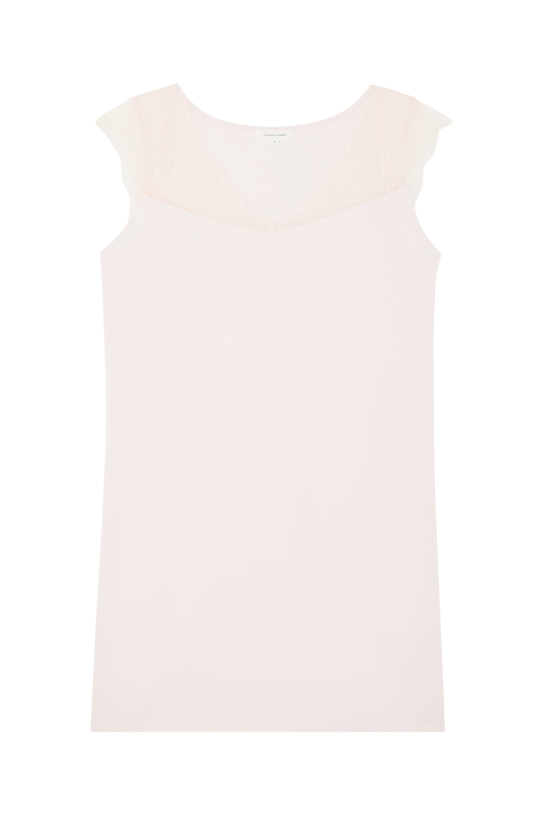 فستان نوم جيرسيه بتفاصيل دانتيل