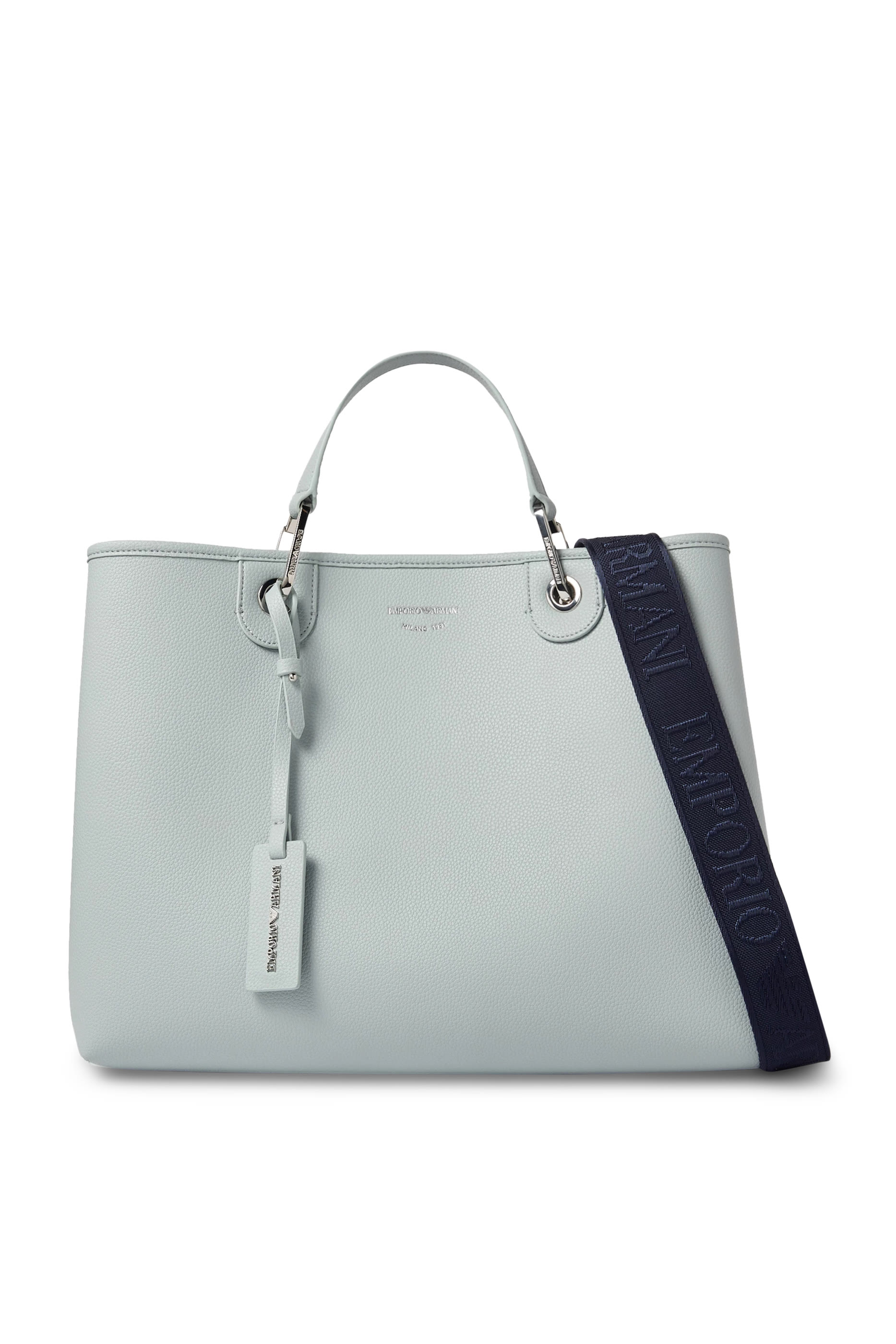 حقيبة يد بشعار الماركة