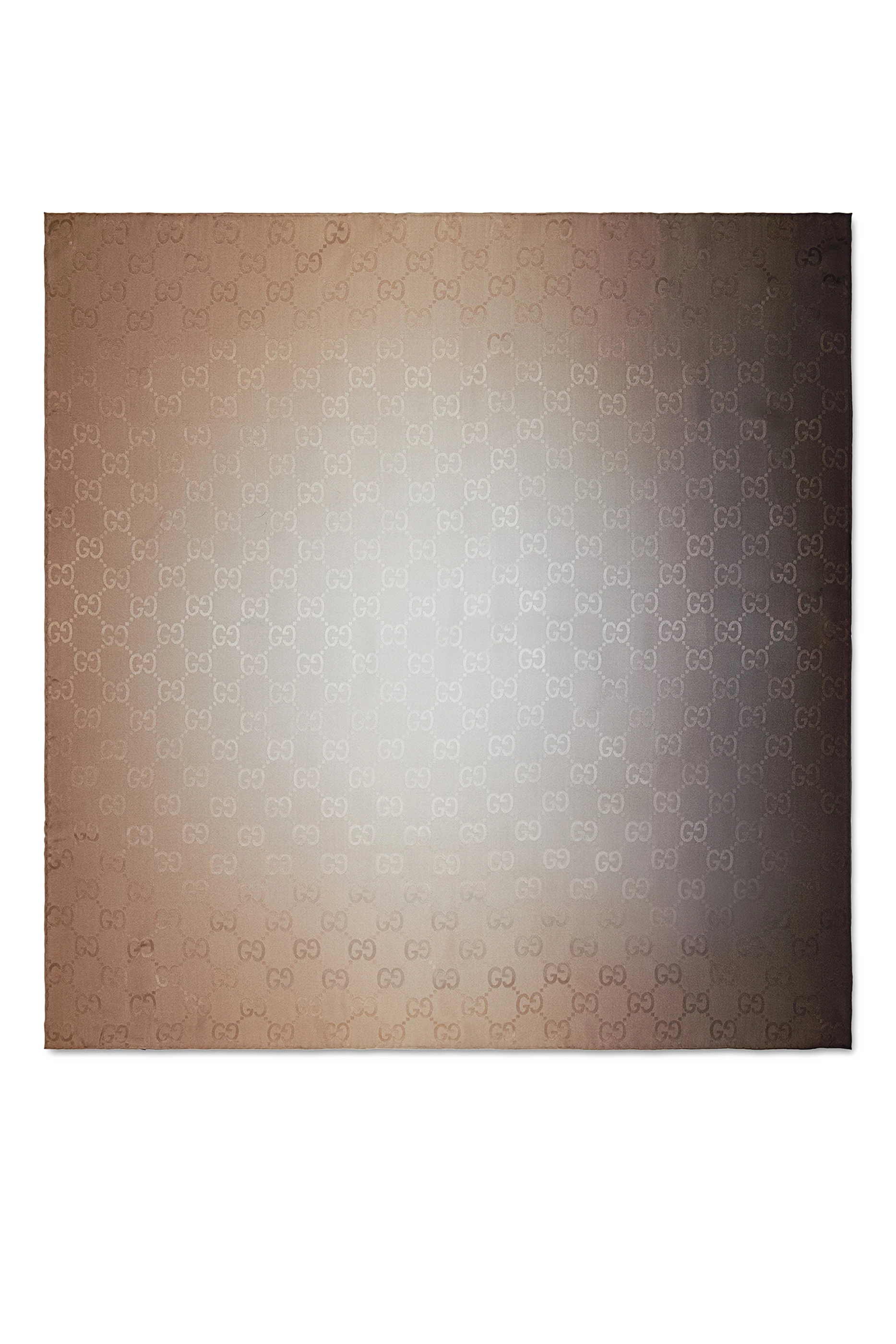 وشاح بنقشة حرفي شعار الماركة حرير جاكار