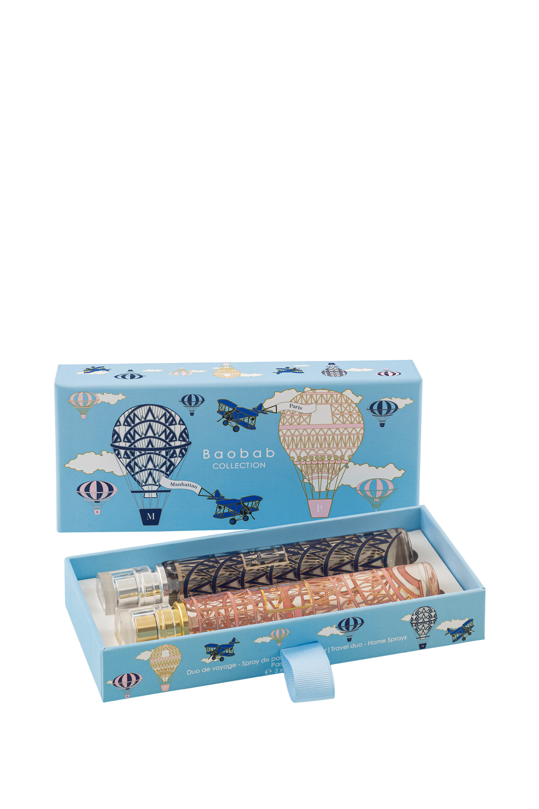 مجموعة بخاخات معطرة للغرف بحجم مناسب للسفر مانهاتن وباريس