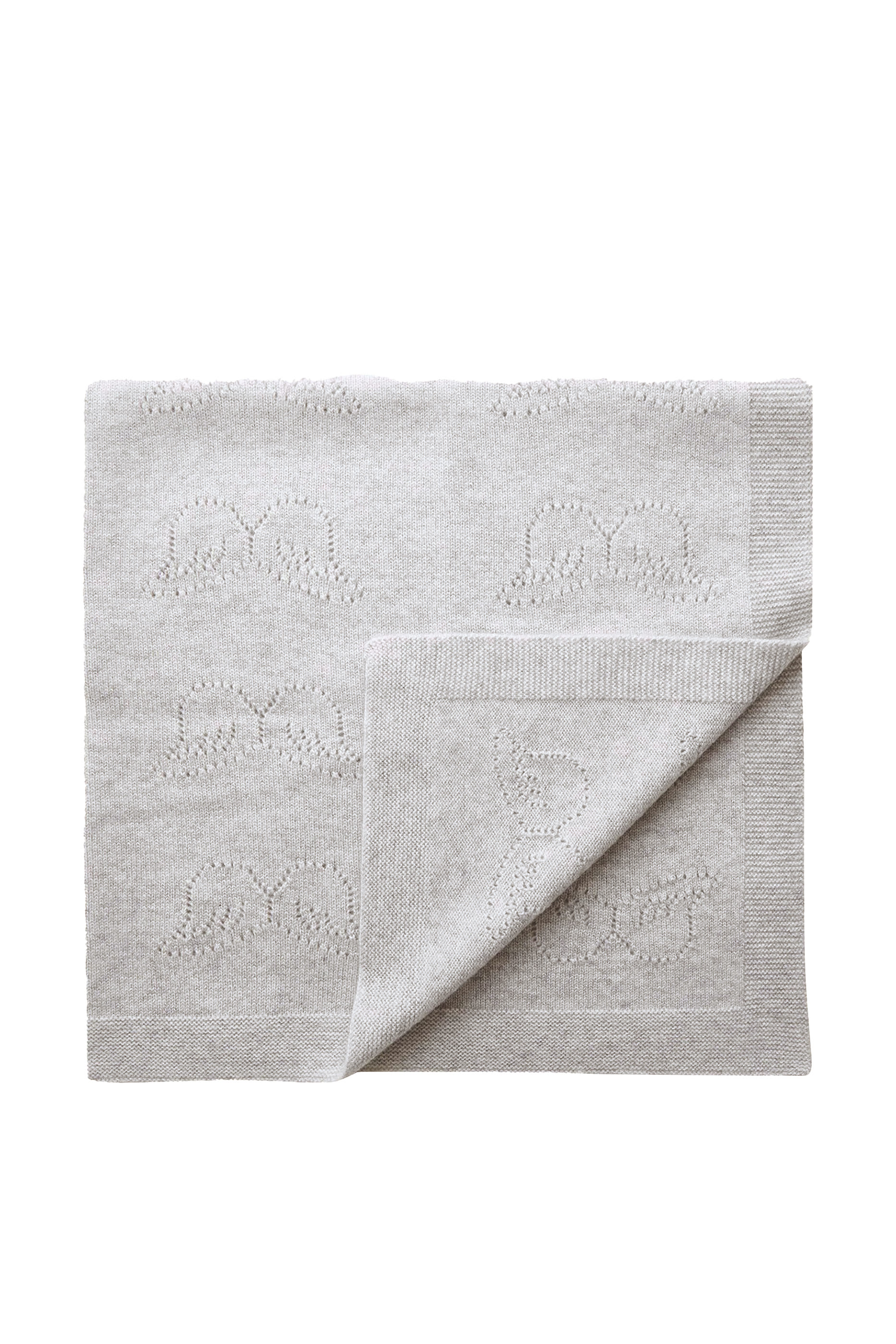 بطانية بتطريز شعار الماركة كشمير