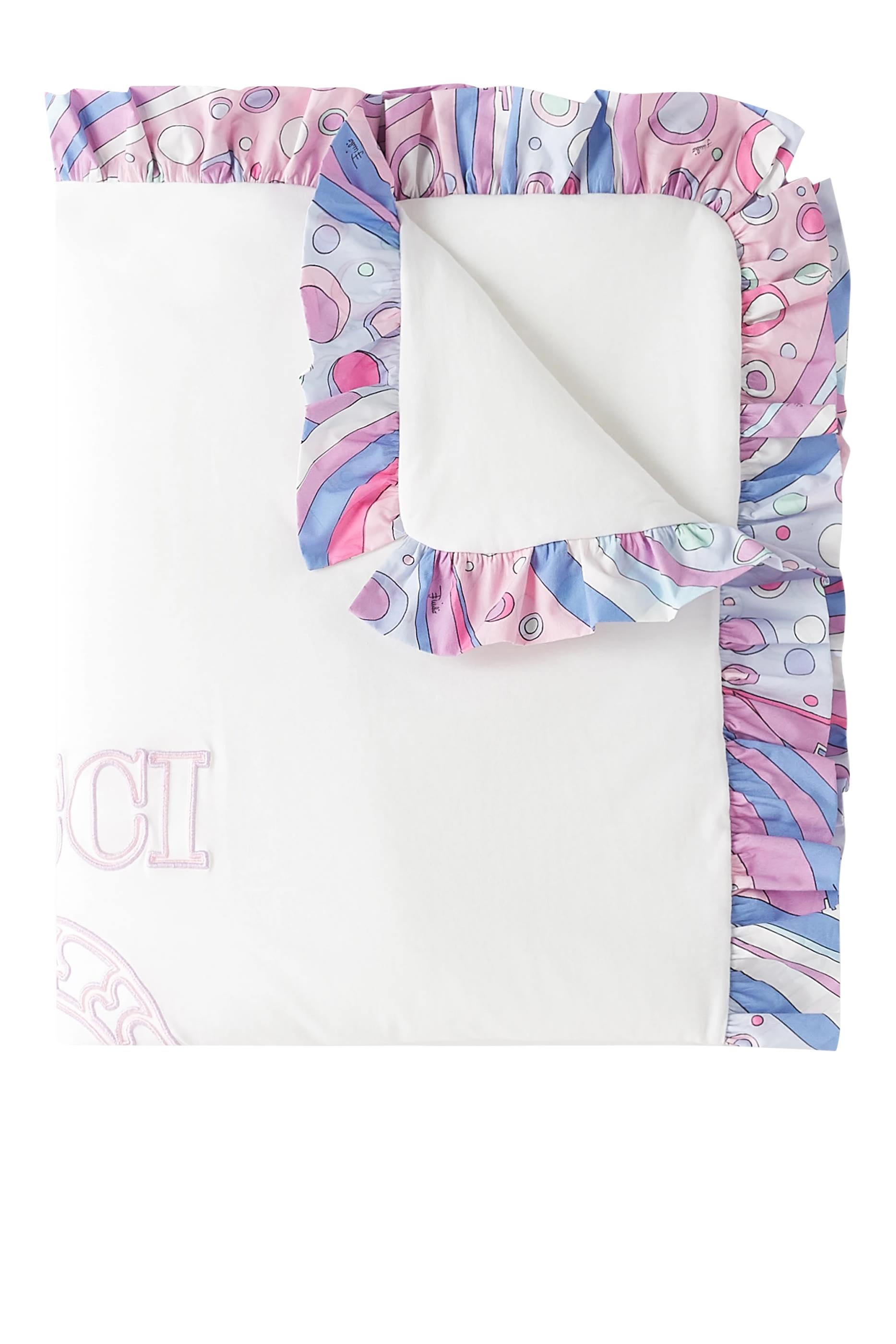 بطانية بتطريز شعار الماركة للأطفال