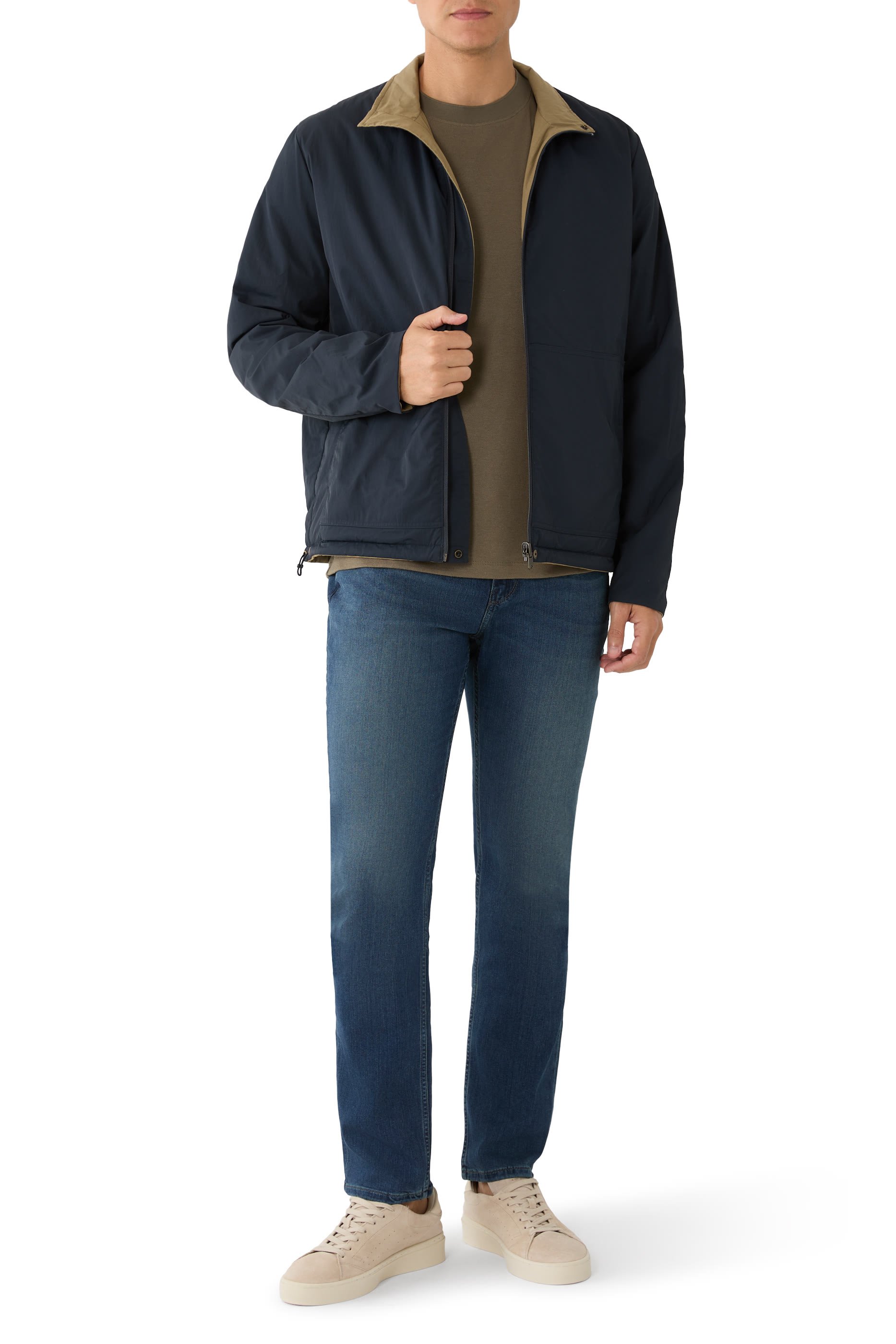 جاكيت بوجهين وسحاب