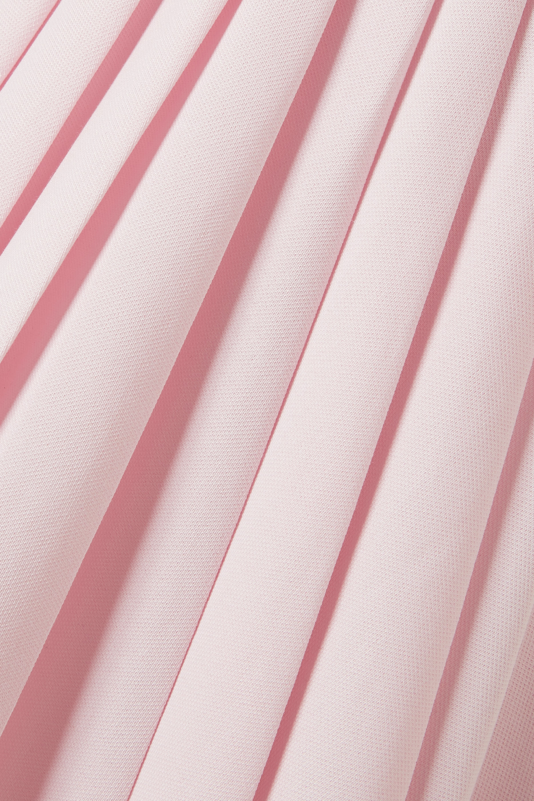 فستان طويل مزين بتطريز شعار الماركة صغير للأطفال