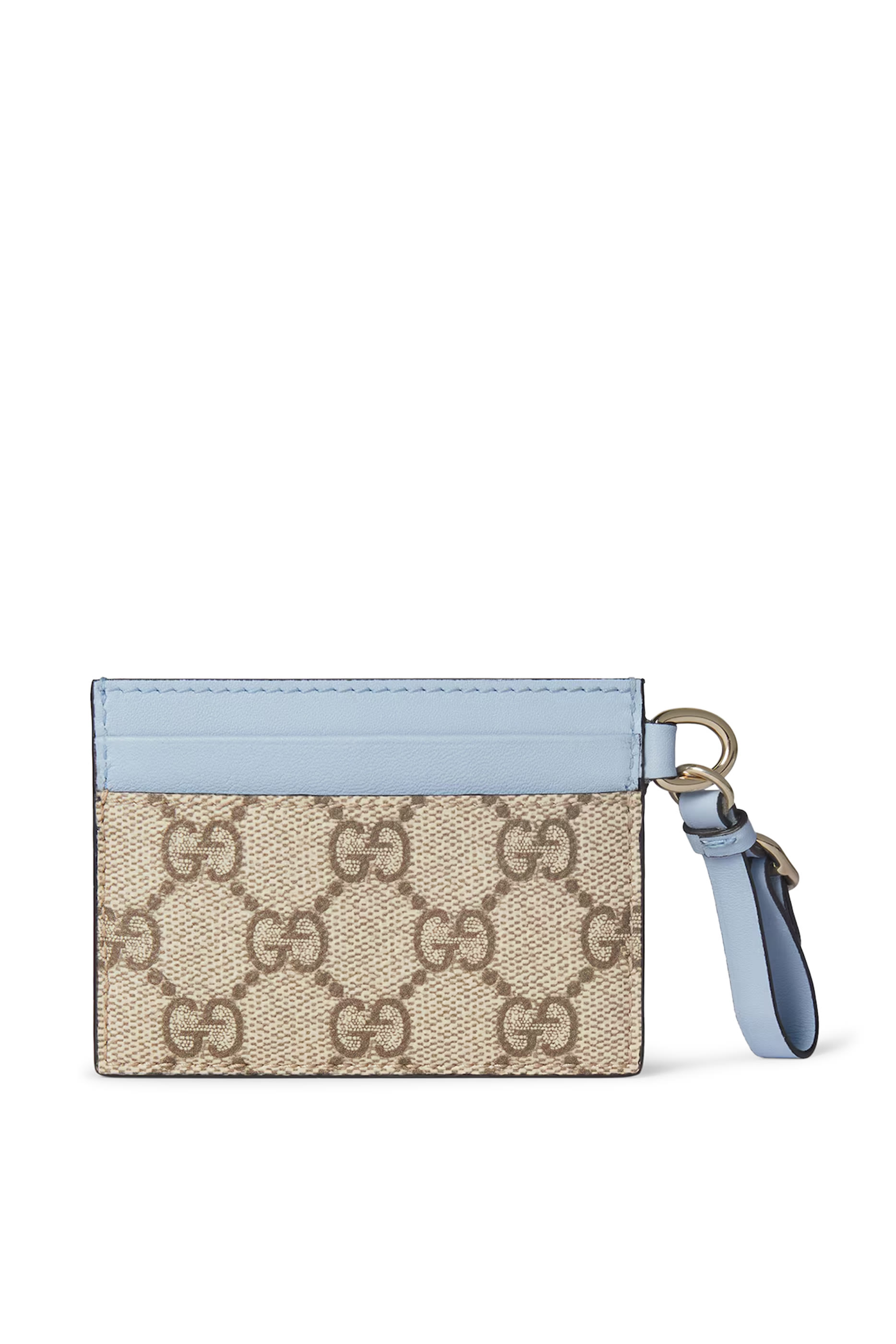 حافظة بطاقات بشعار حرفي الماركة بسوار معصم