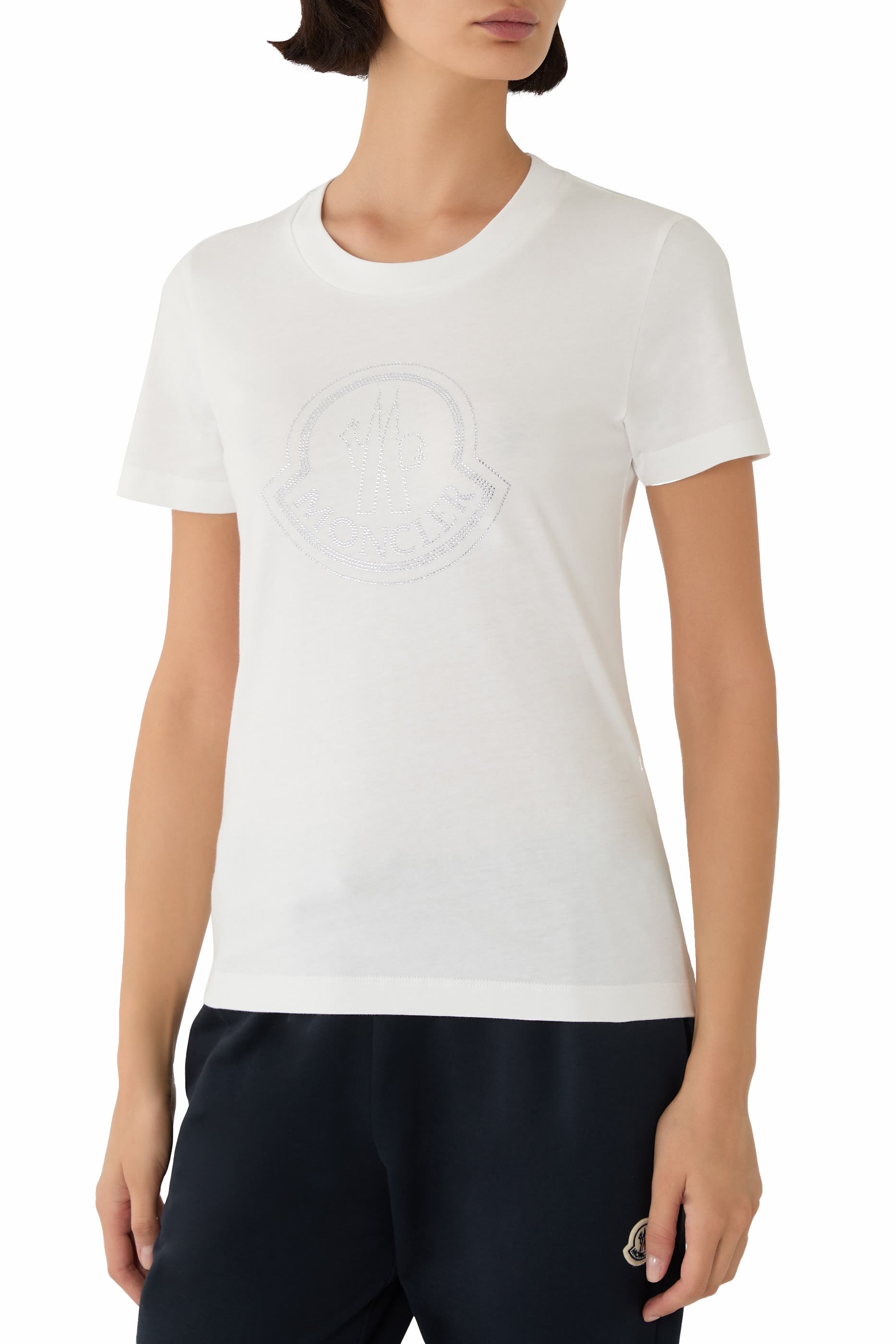 تيشيرت بشعار الماركة قطن