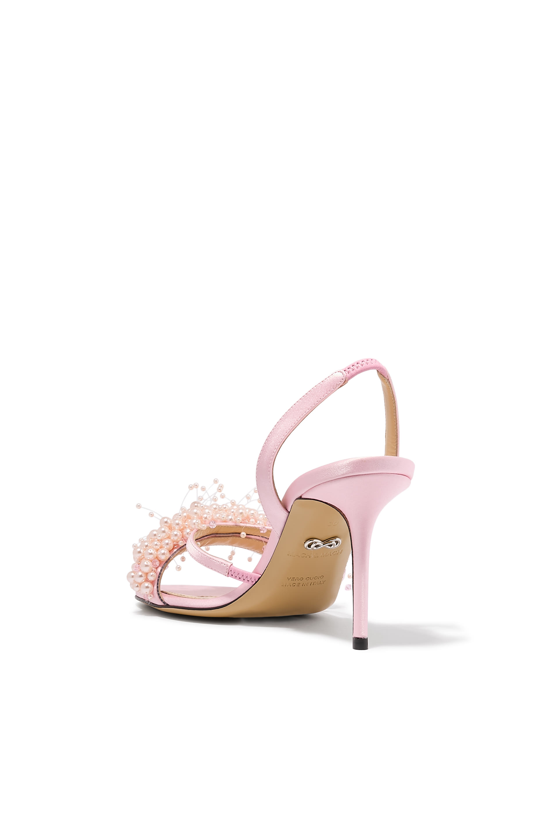 Floating Pearl Satin 85 Sandals