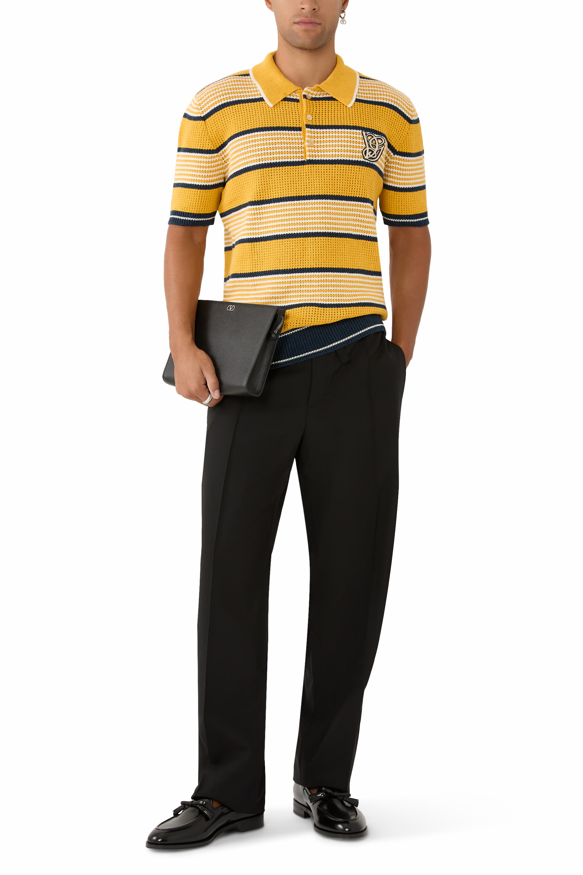 بنطال بقصة ساق مستقيمة