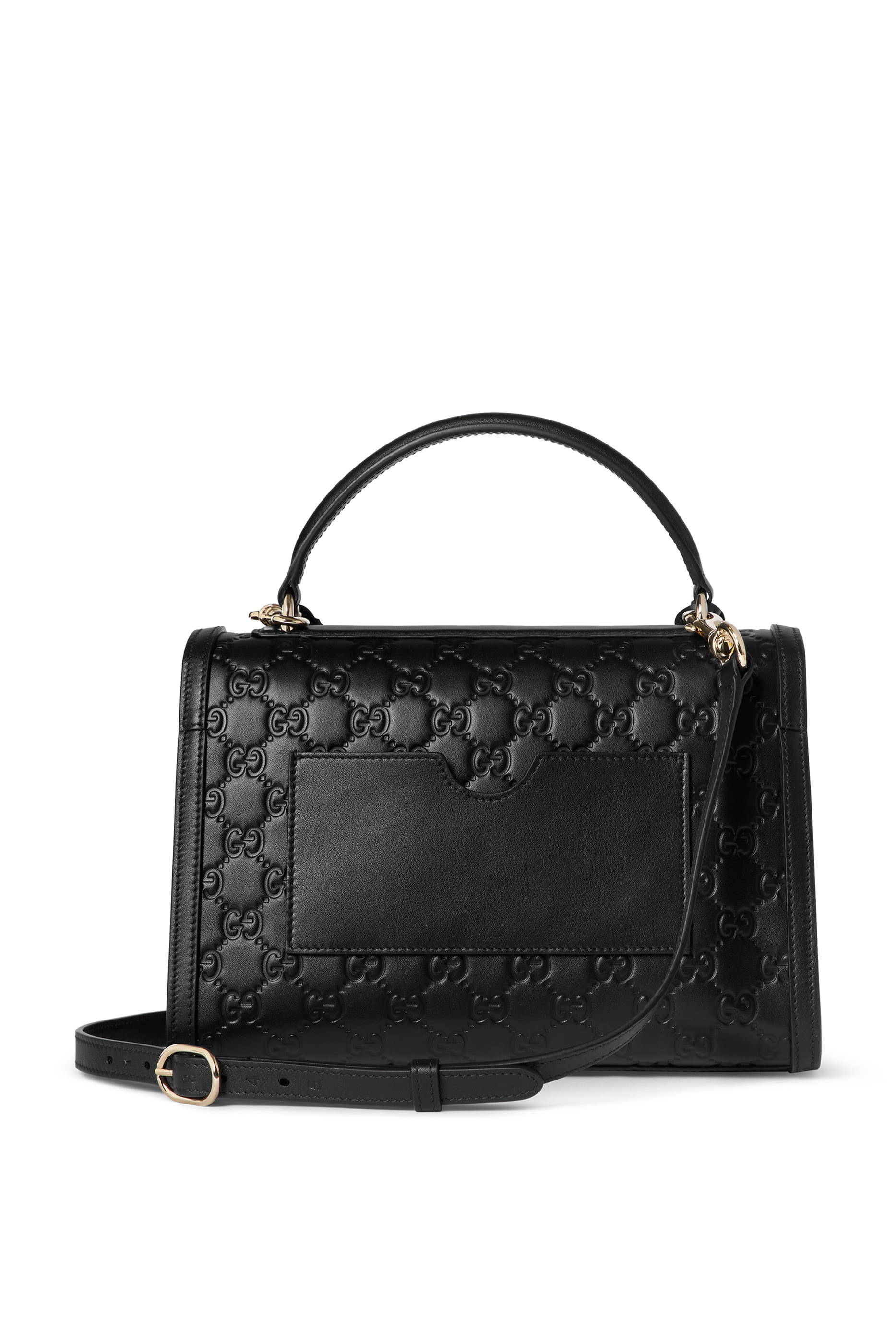 حقيبة متوسطة بيد علوية وقفل