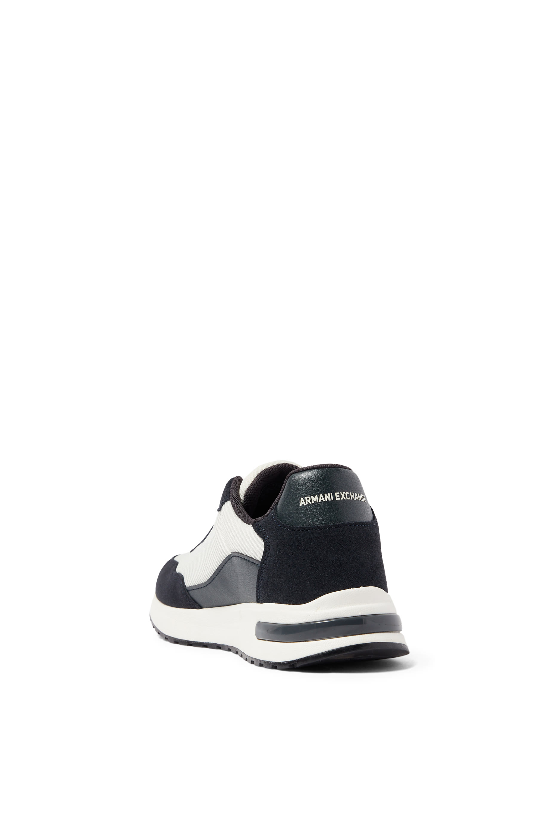 سنيكرز قماش شبكي بشعار الماركة مطاط