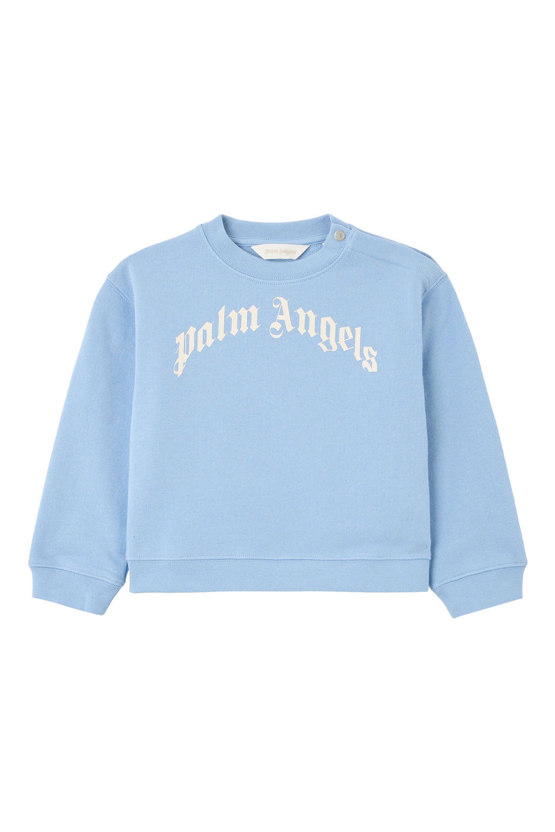 سويت شيرت بشعار الماركة منحني للأطفال