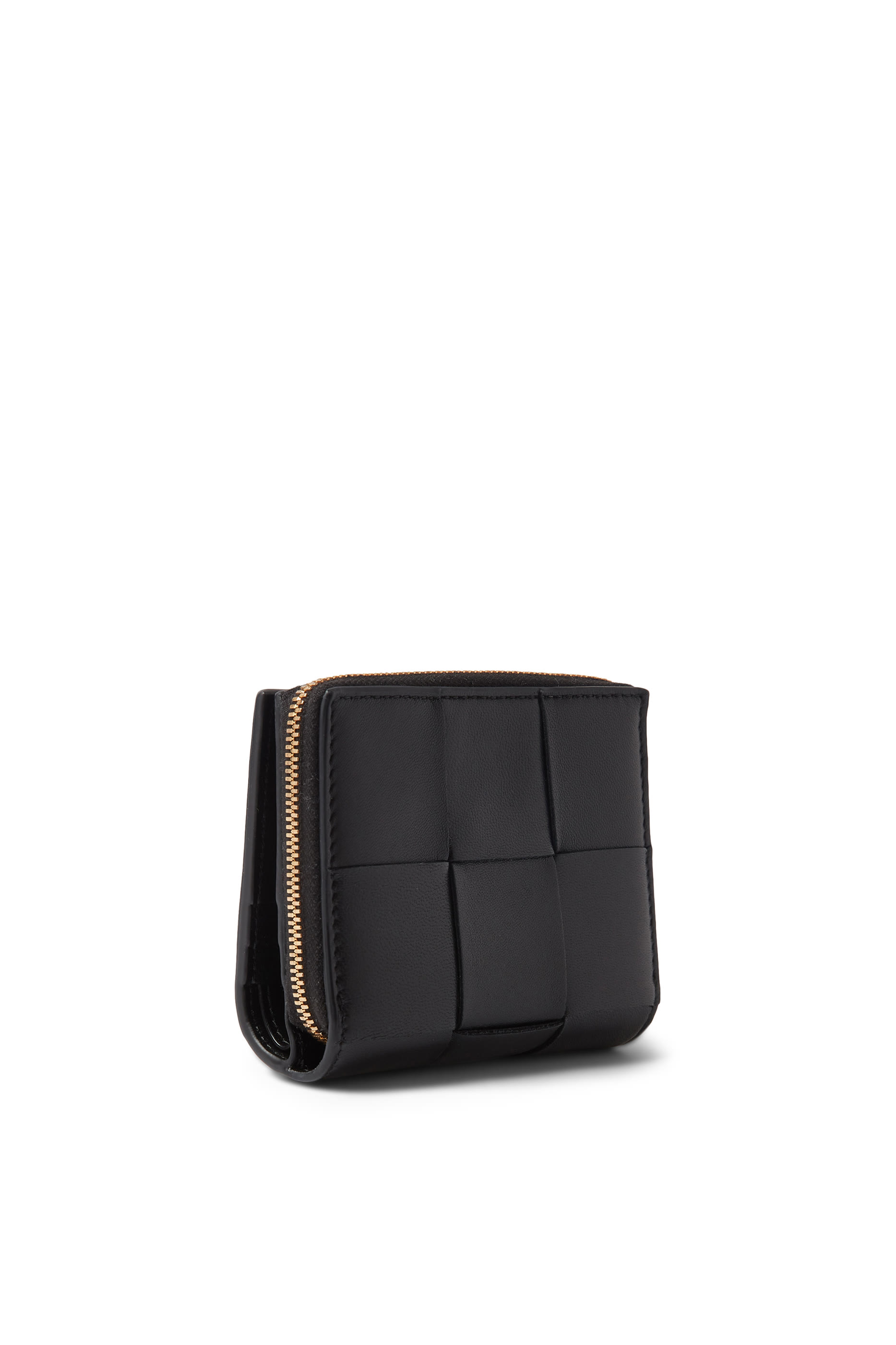 محفظة كاسيت صغيرة بتصميم ثنائي الطي بسحاب