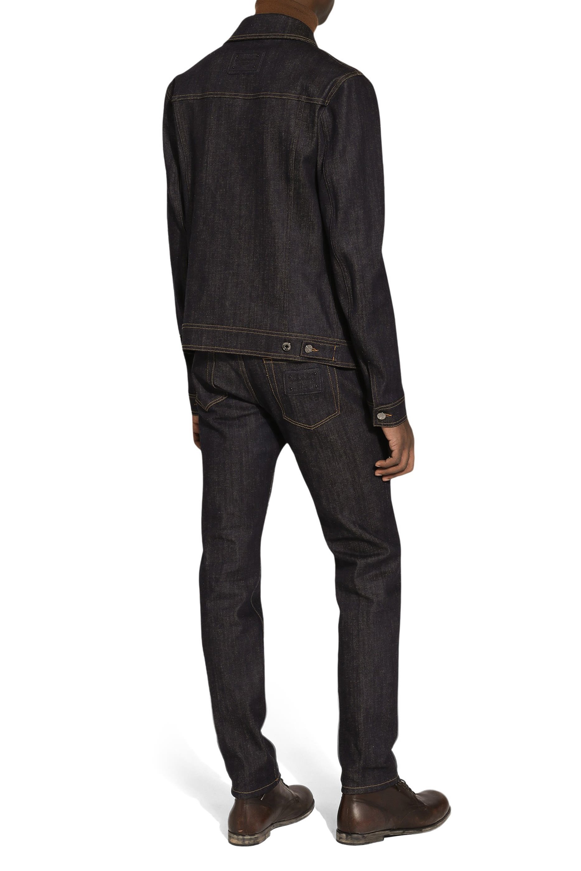 بنطال جينز دنيم مطاطي بقصة ضيقة