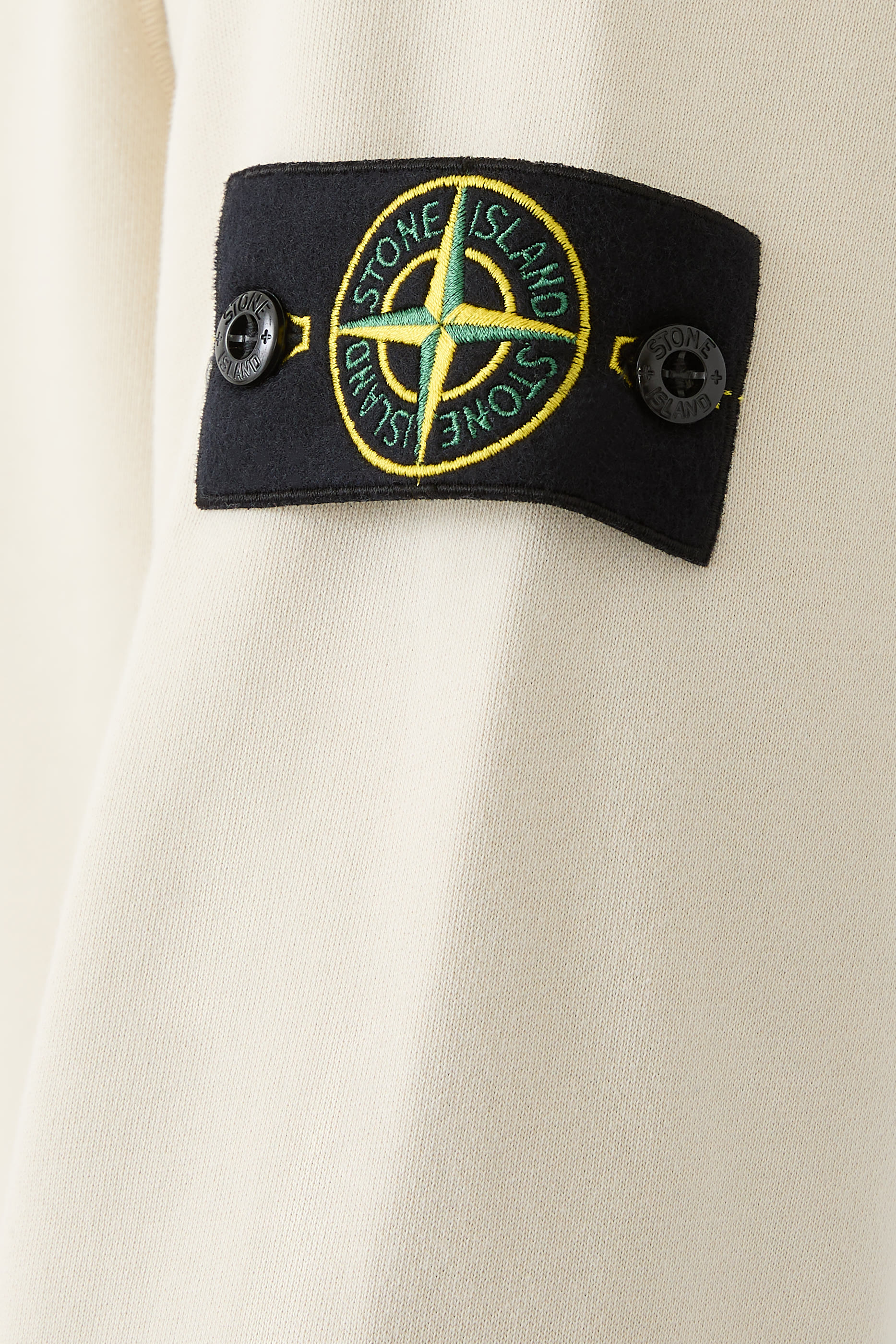 سويت شيرت بياقة ضيقة صوف قطن عضوي